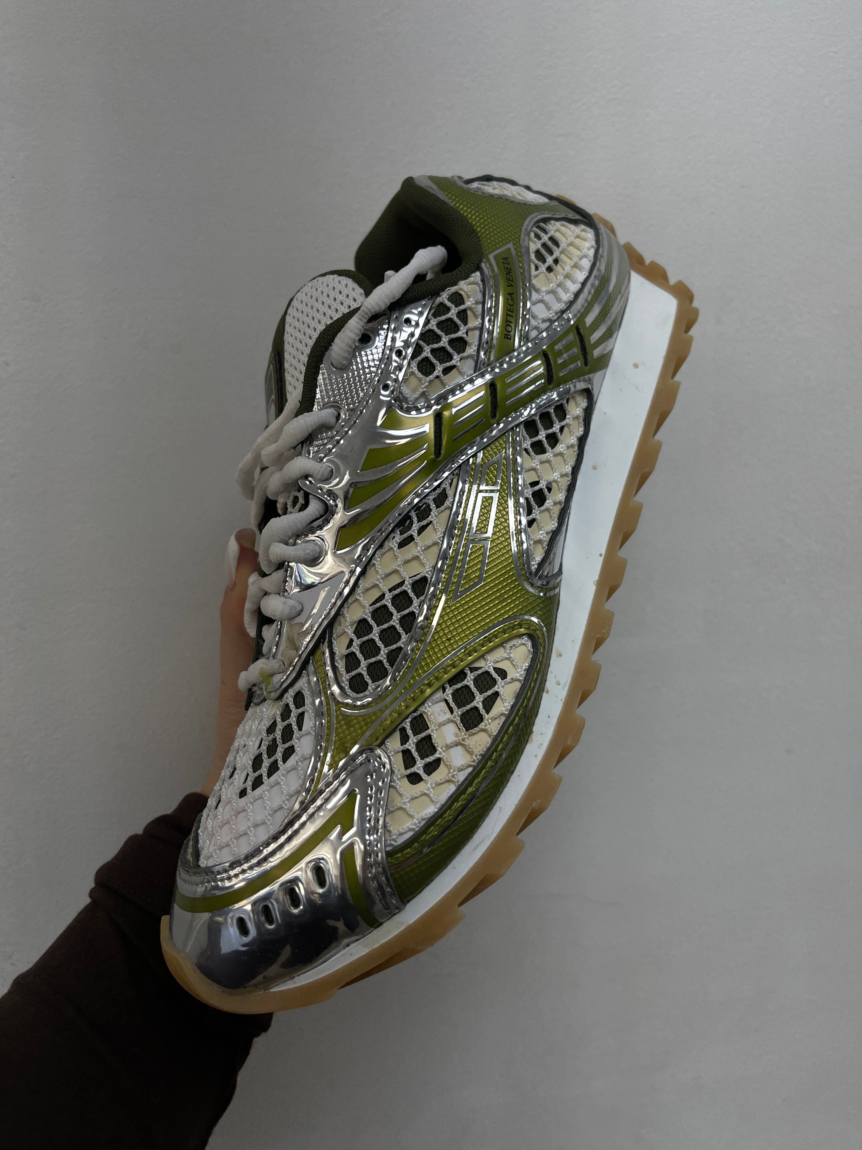 Bottega Veneta Mud Olive Orbit Sneakers
