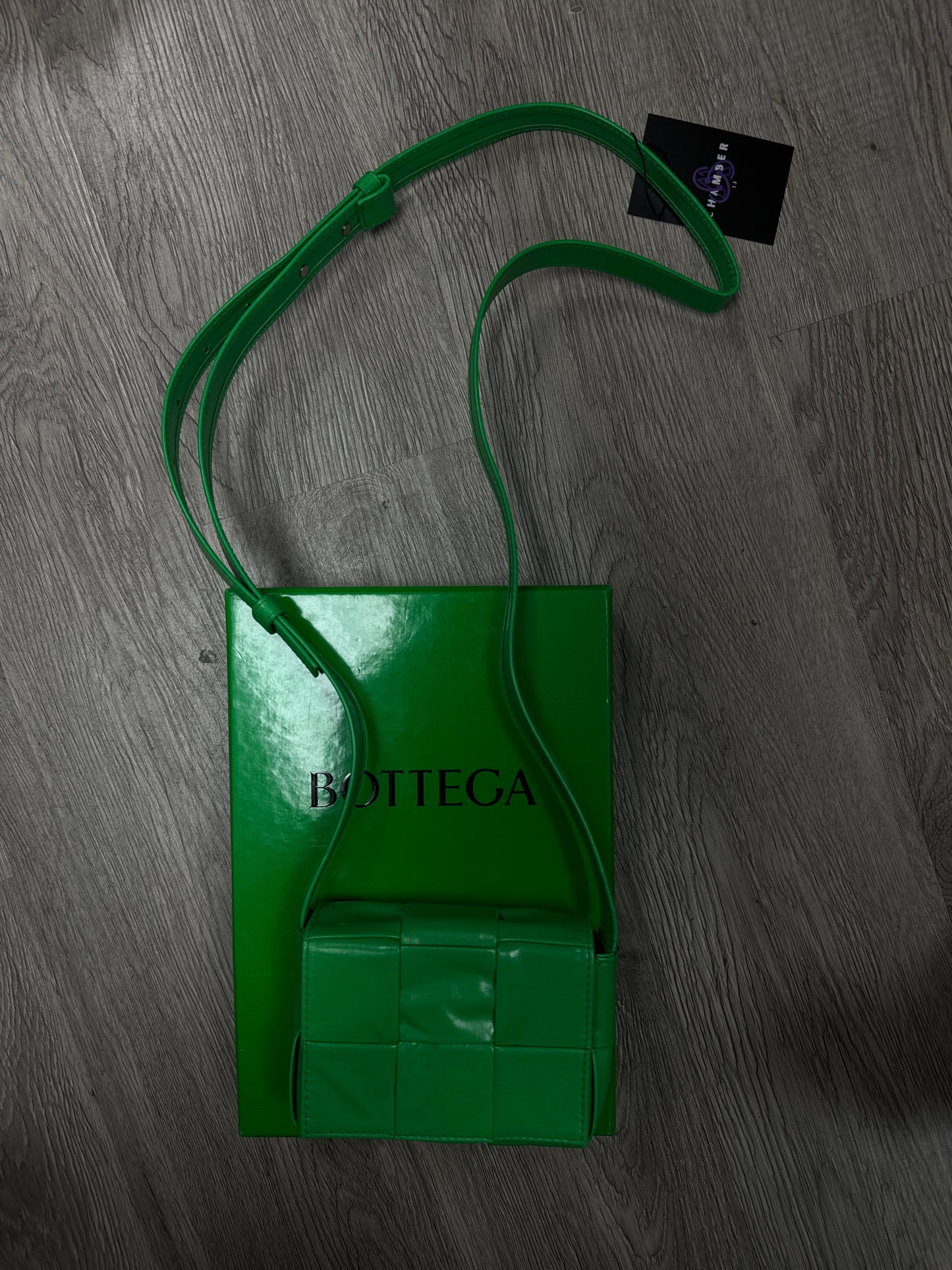 Bottega Green Mini Bag New OS With Box