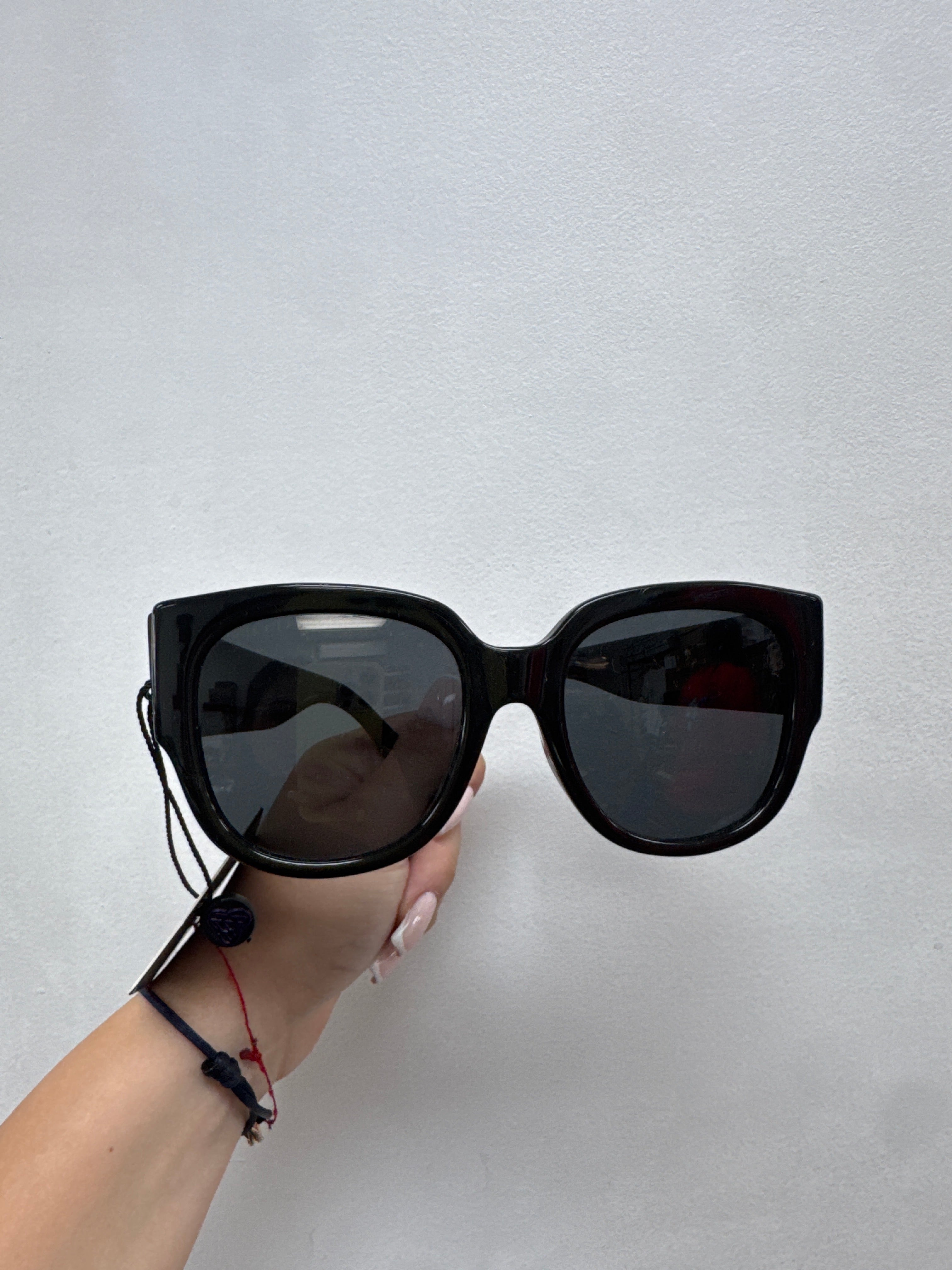 Gucci Black Gold GG Big Framed Sunglasses