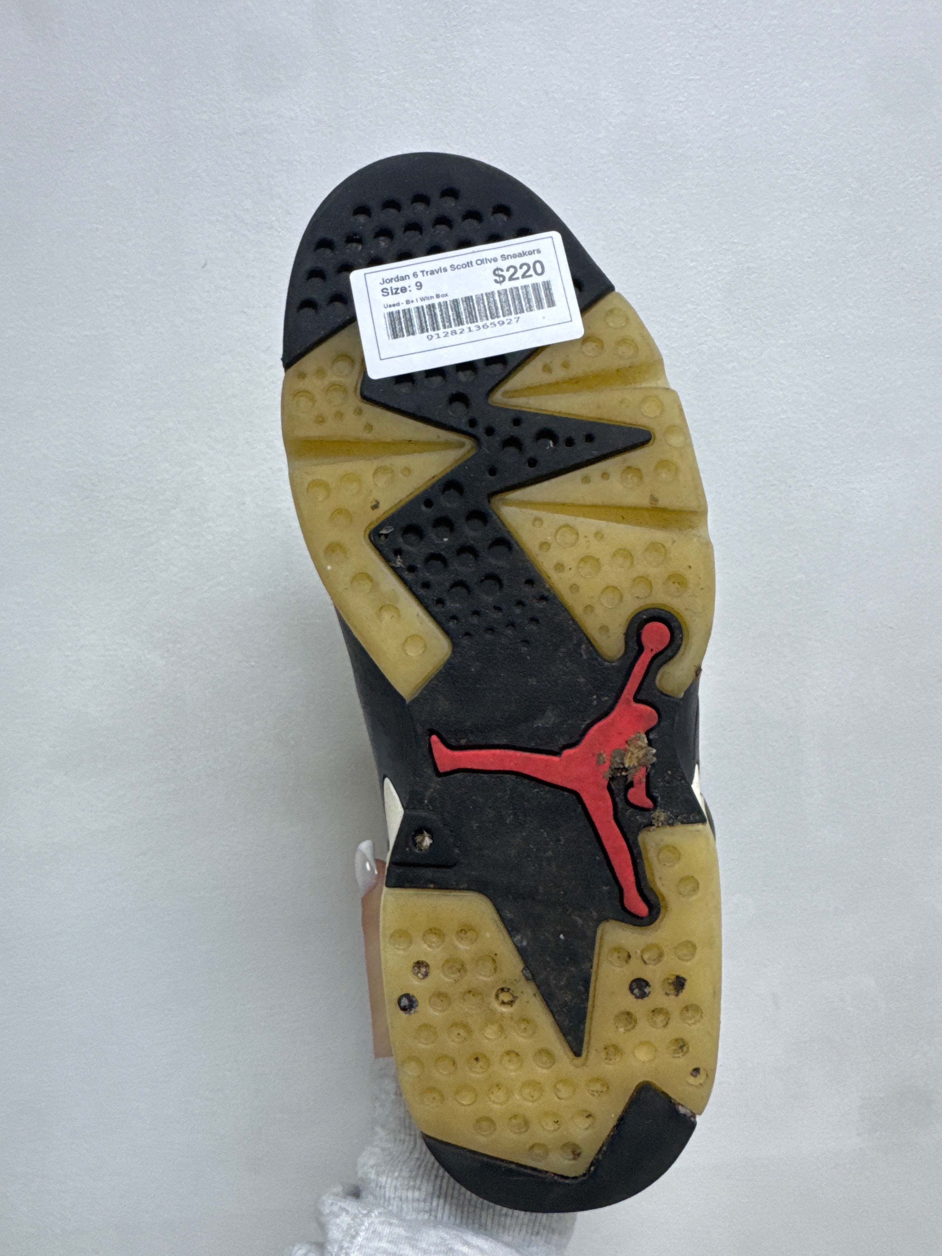 Jordan 6 Travis Scott Olive Sneakers