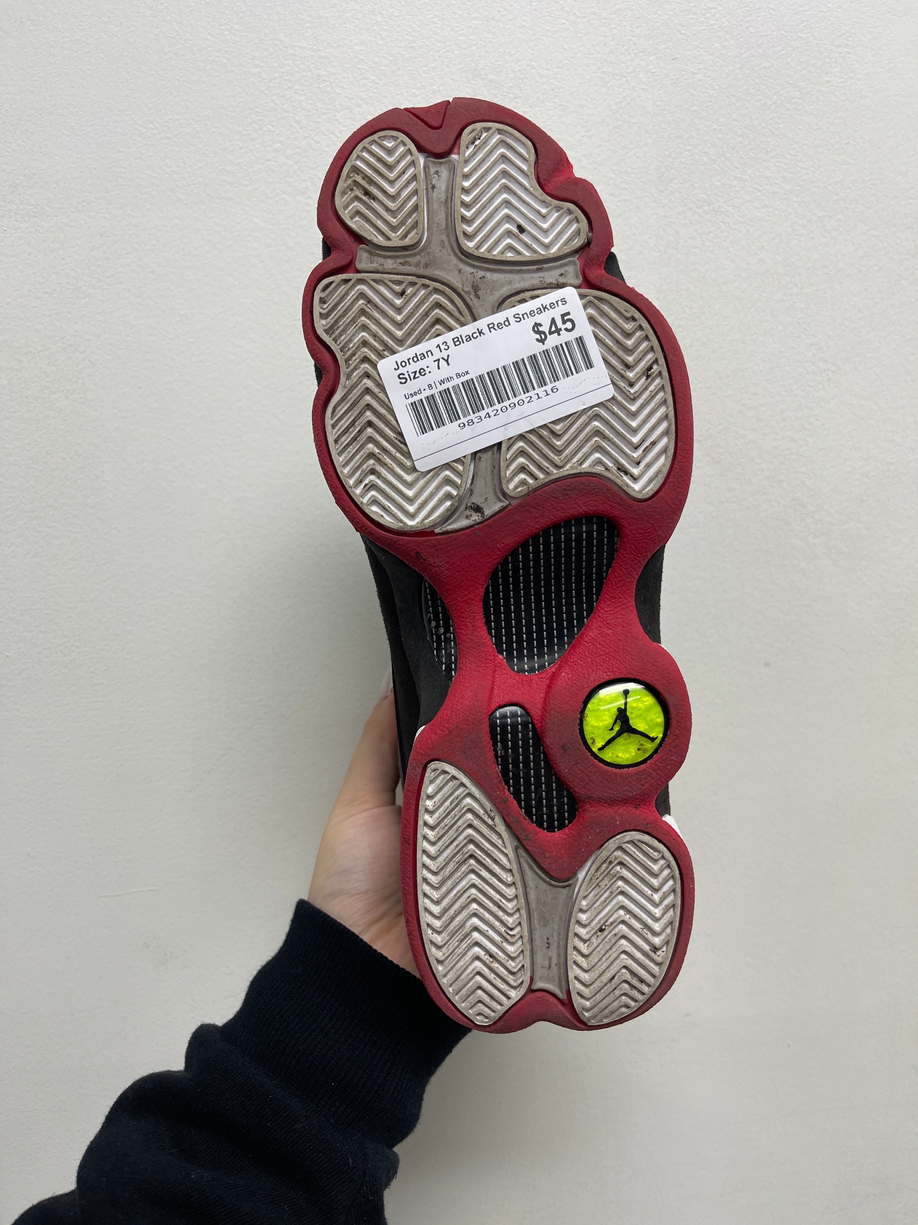 Jordan 13 Black Red Sneakers