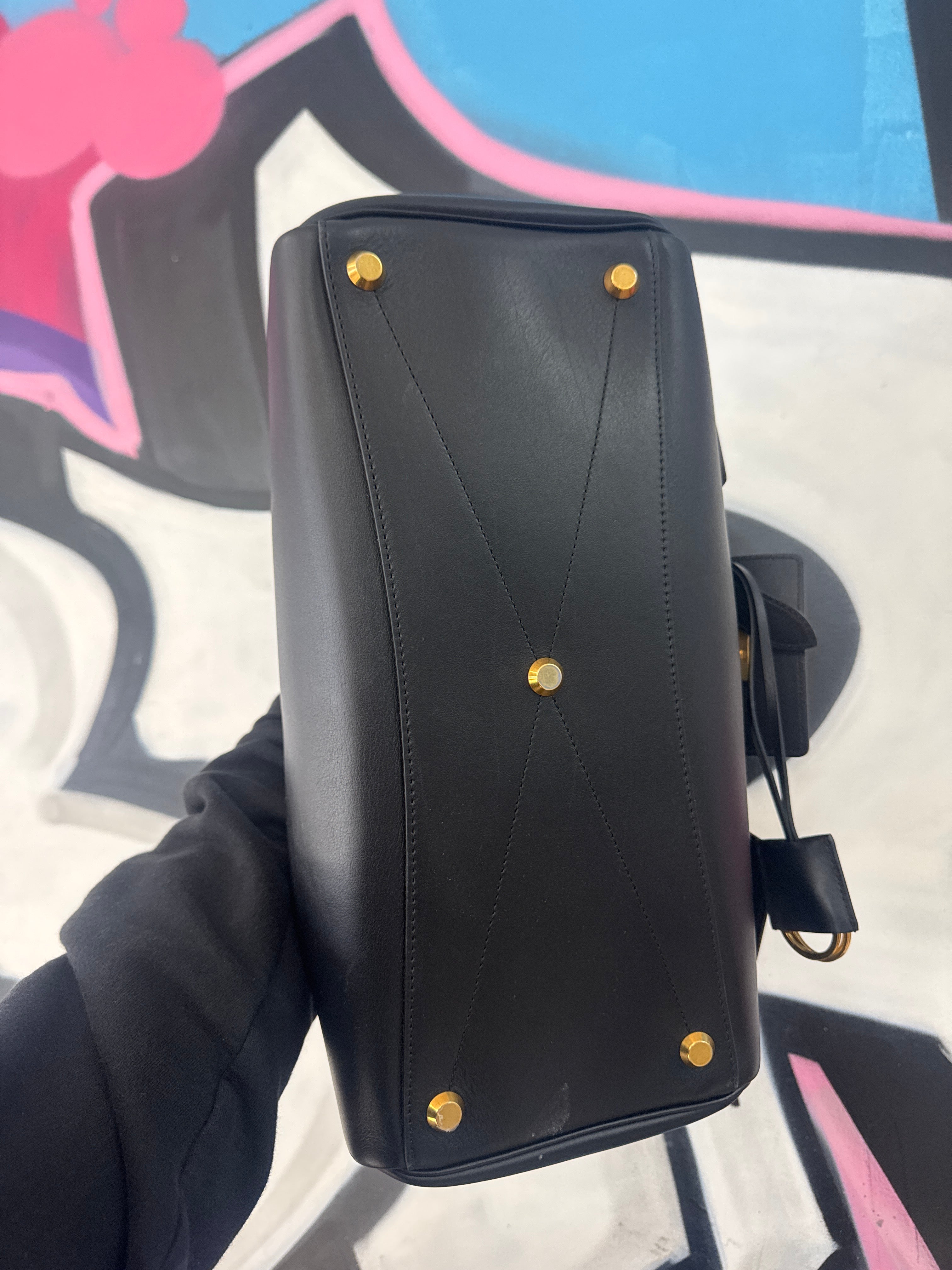Balenciaga Black Bel Air Tote Bag