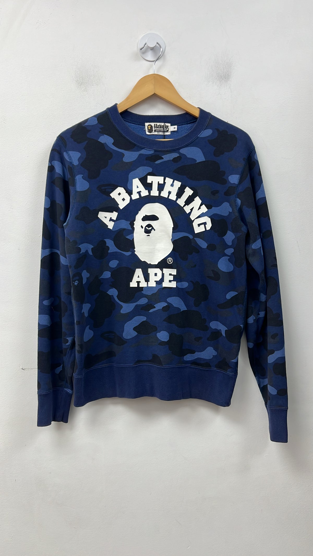 Bape Blue Camo ABA Crewneck