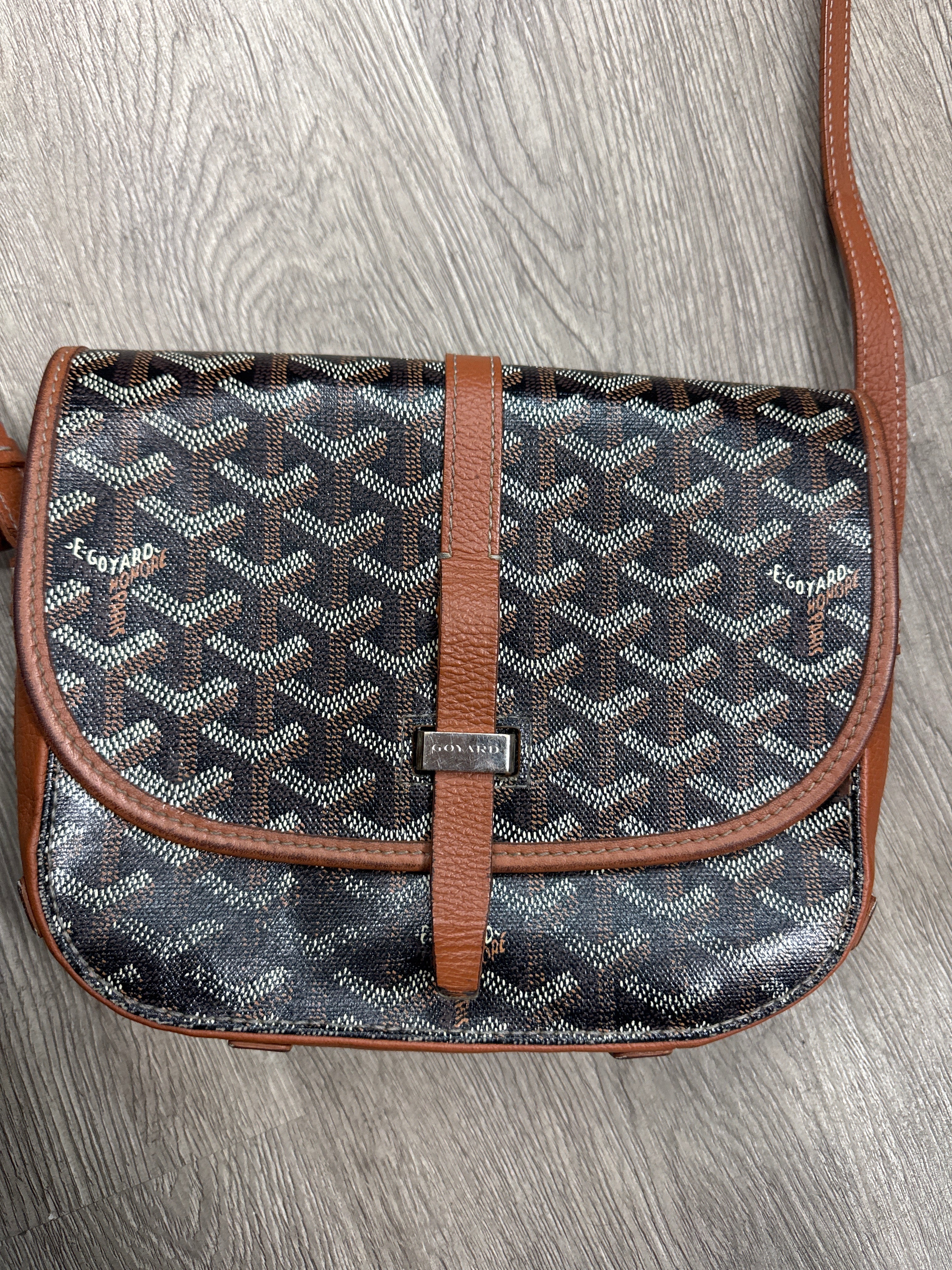 Goyard Brown Belvedere Bag