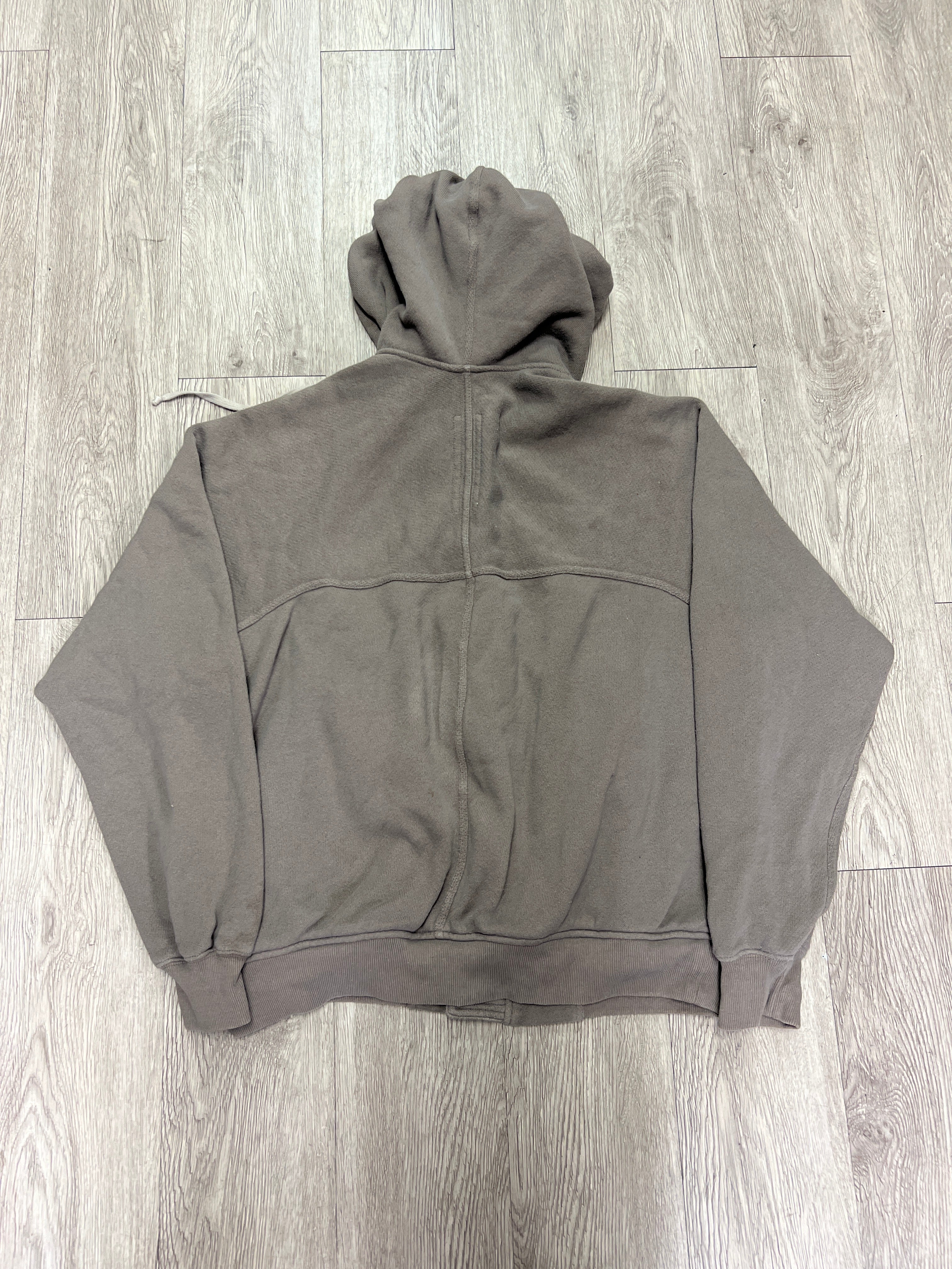 Rick Owens Dust French Terry Zip Up Hoodie