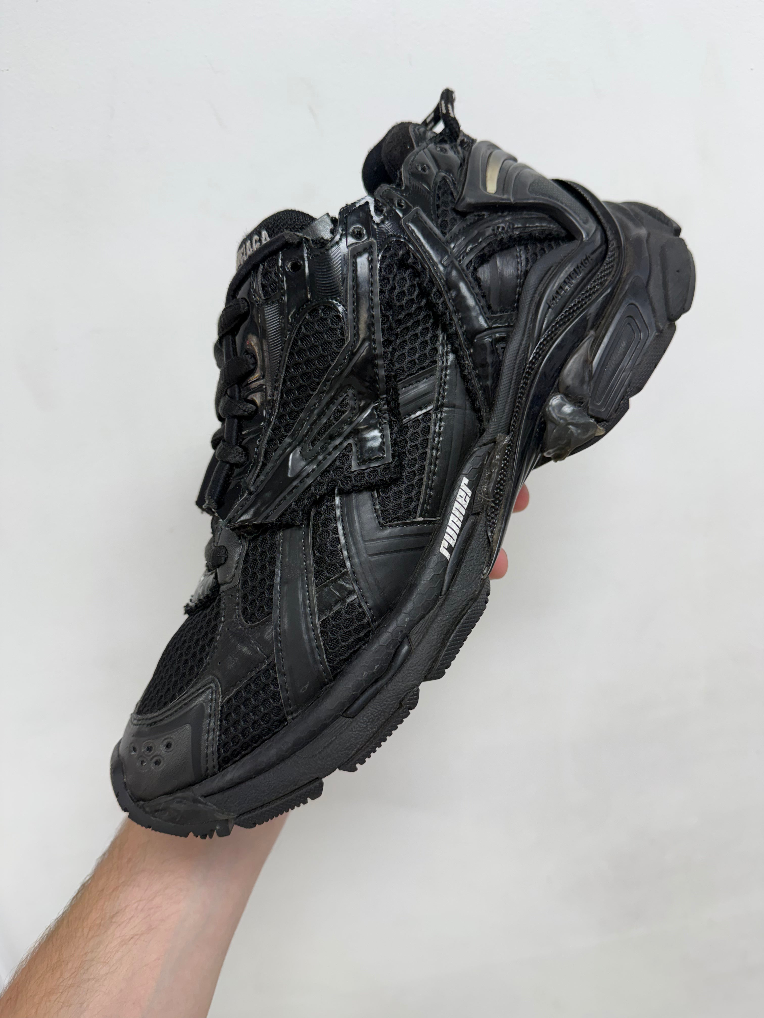 Balenciaga Triple Black Runner Sneakers
