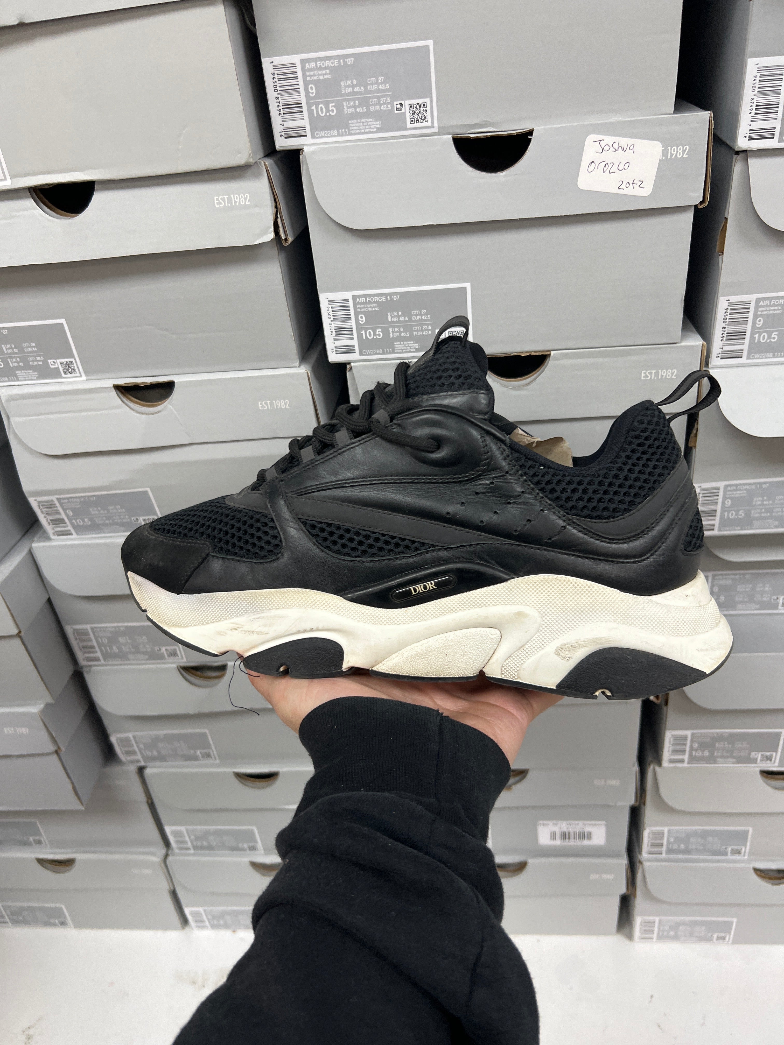Dior B22 Black Sneakers