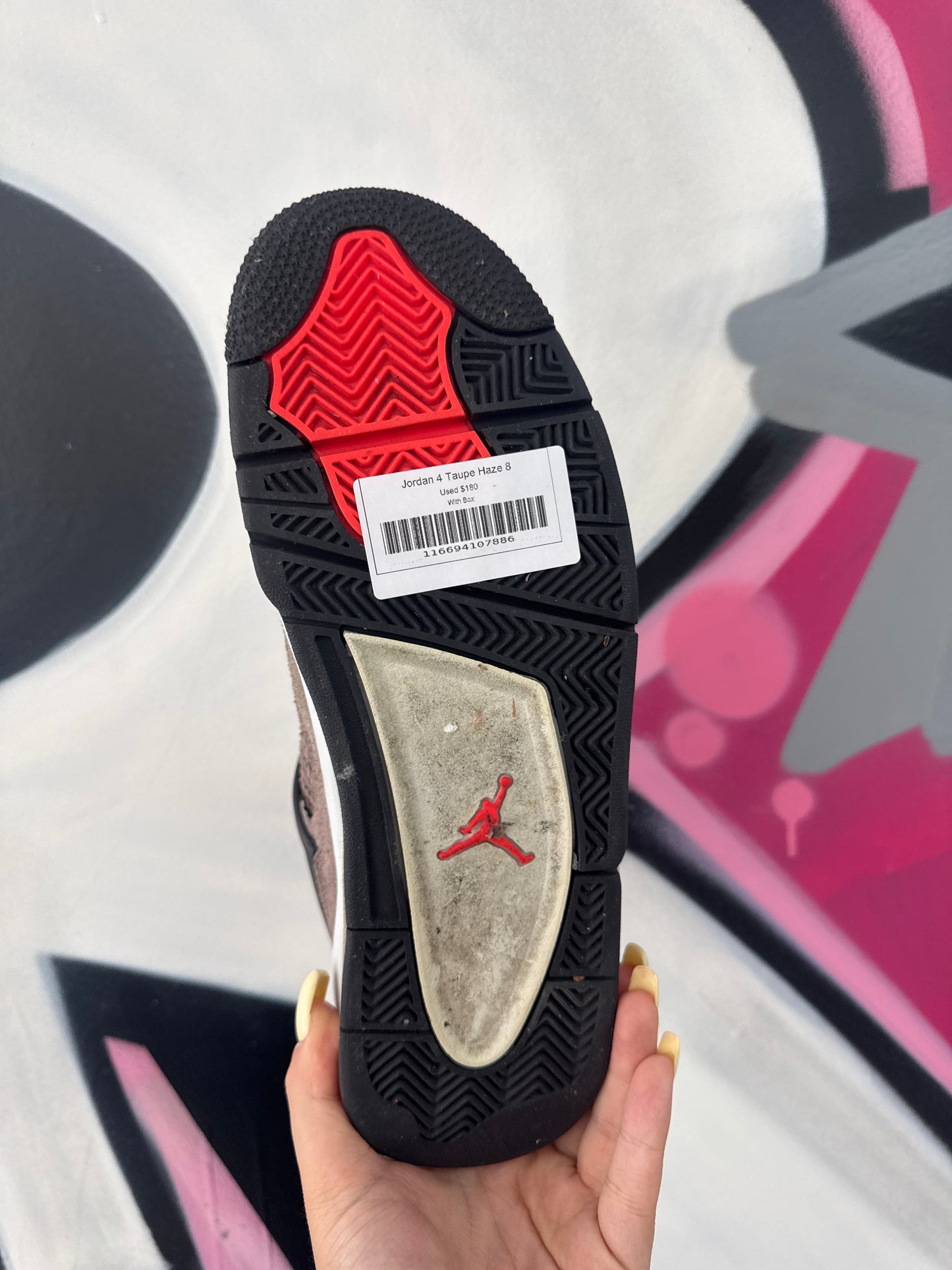 Jordan 4 Taupe Haze Used With Box