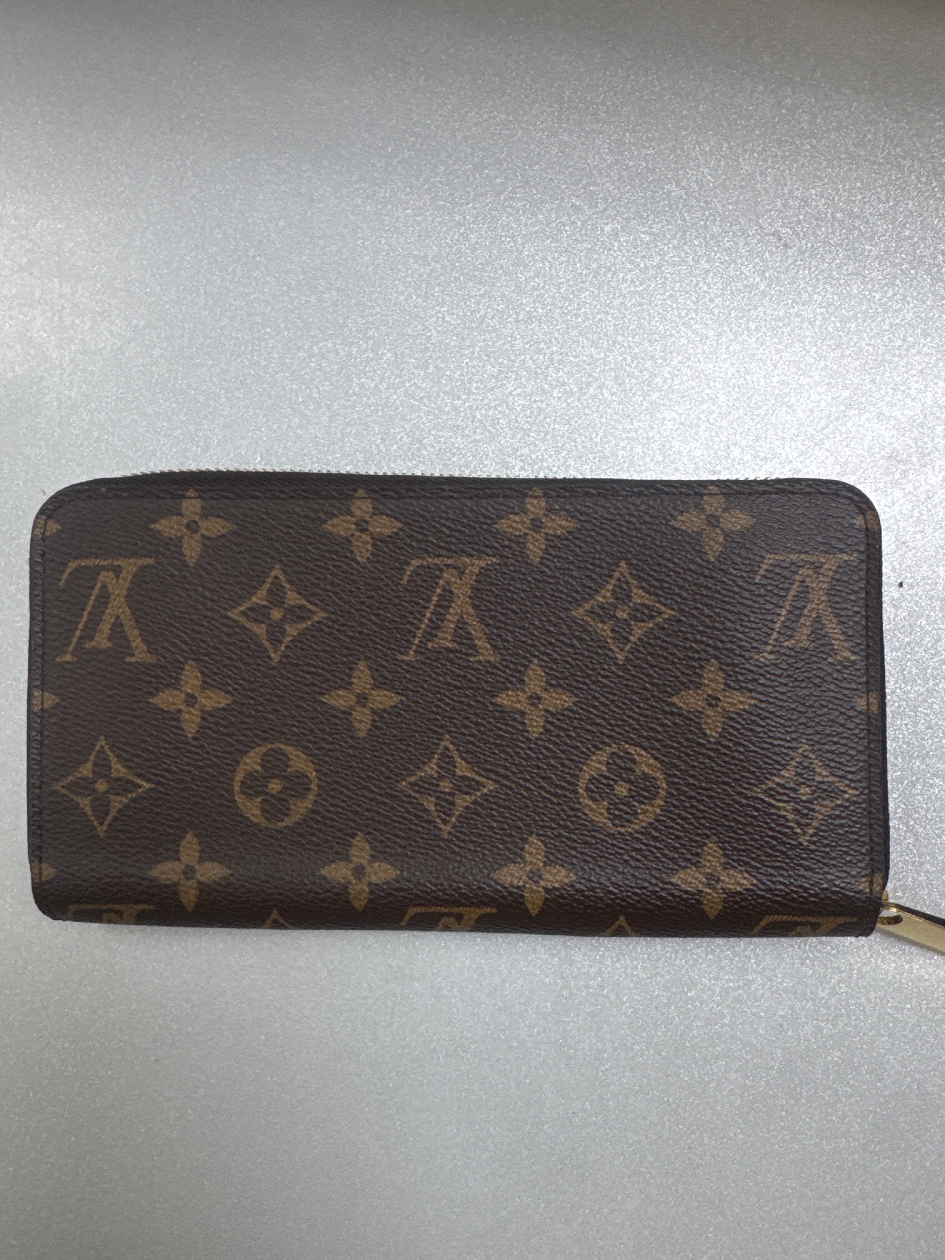 Louis Vuitton Brown Monogram Zippy Wallet