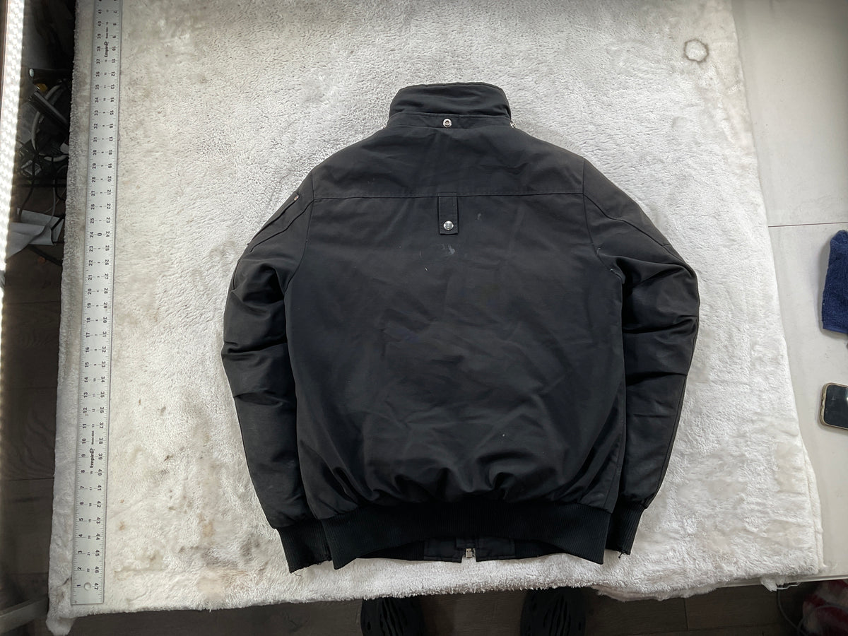 Moose Knuckles Black (No Hood) Bomber Jacket
