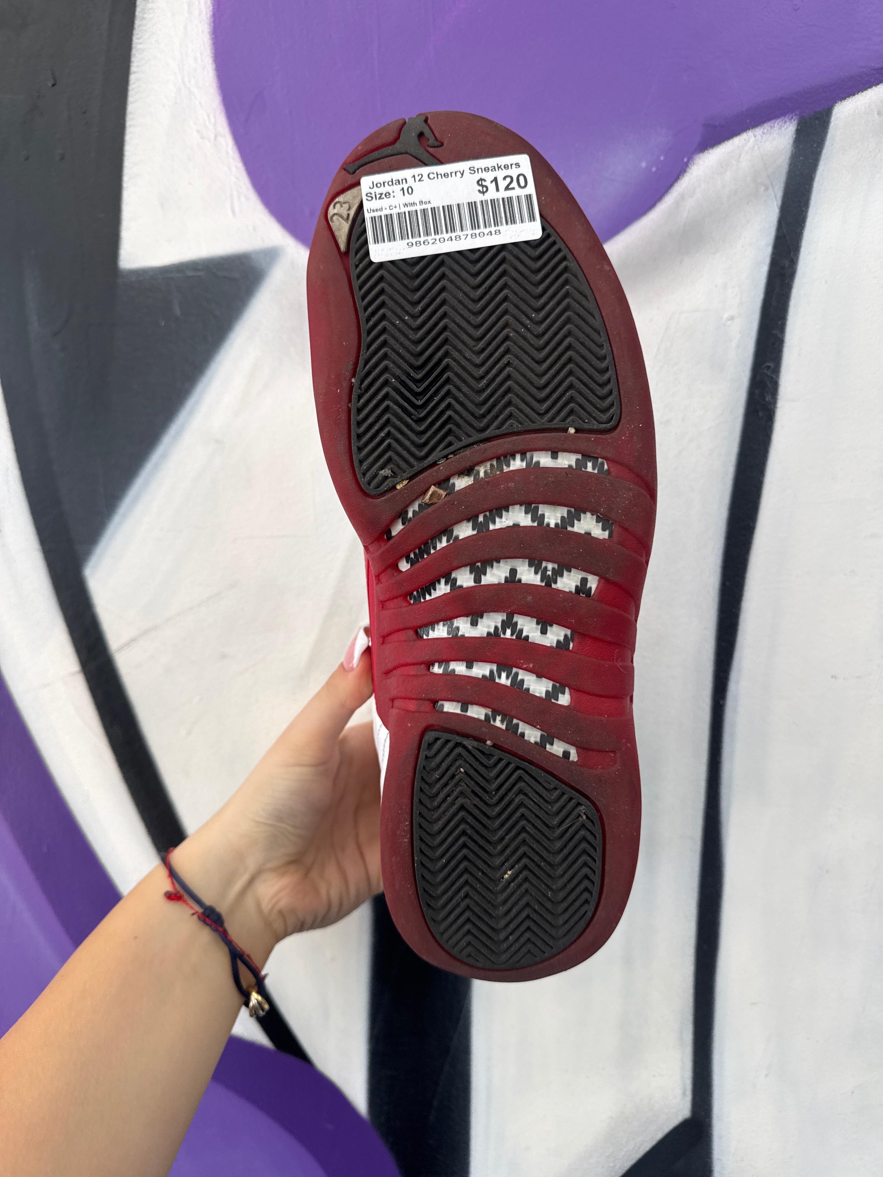 Jordan 12 Cherry Sneakers