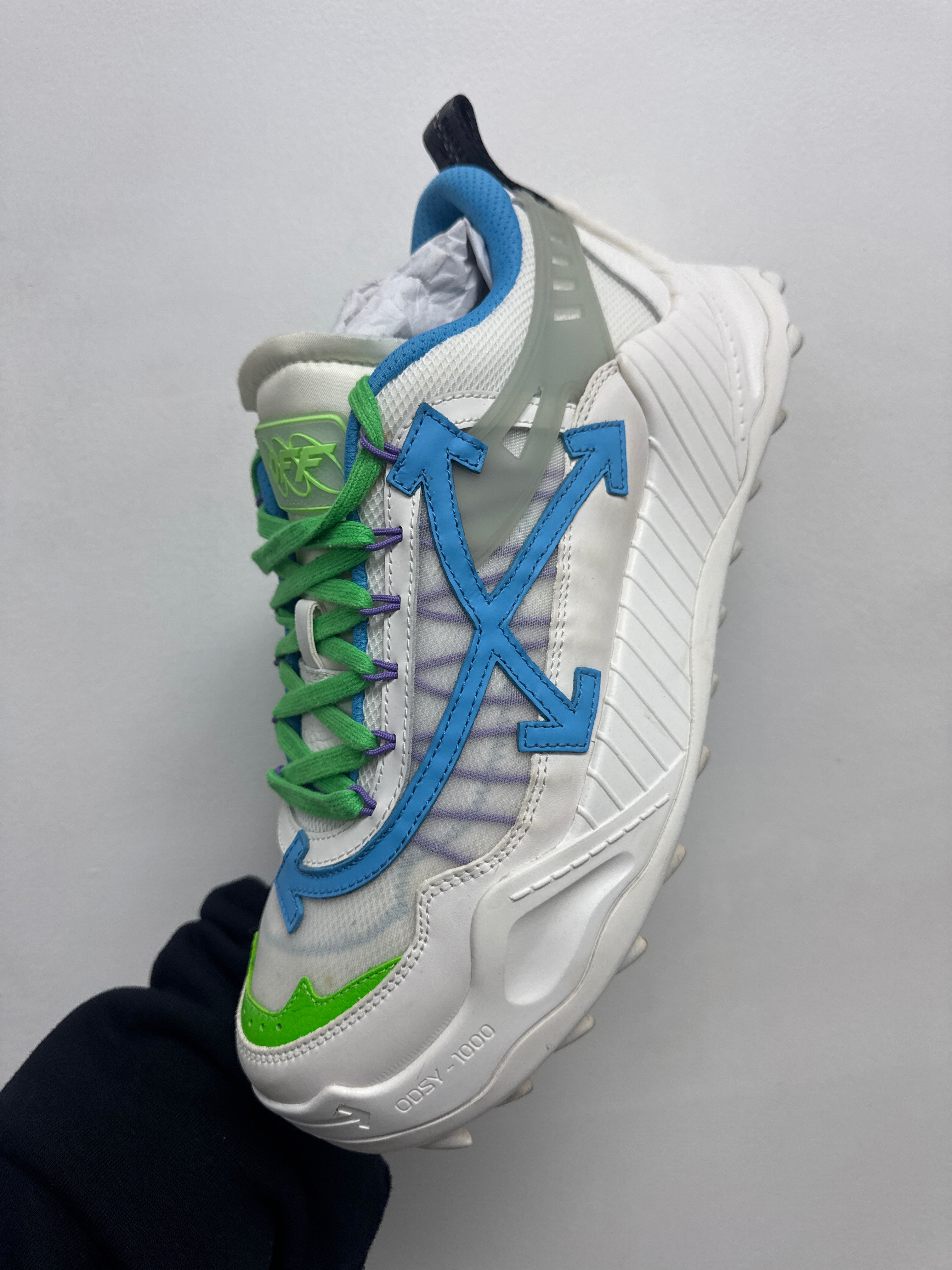 Off-White ODSY White Blue Sneakers