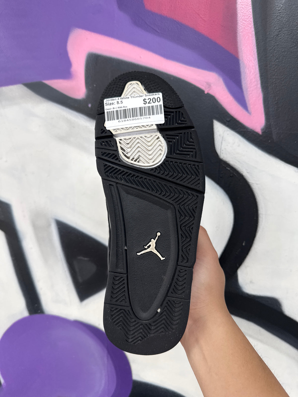 Jordan 4 White Thunder Sneakers
