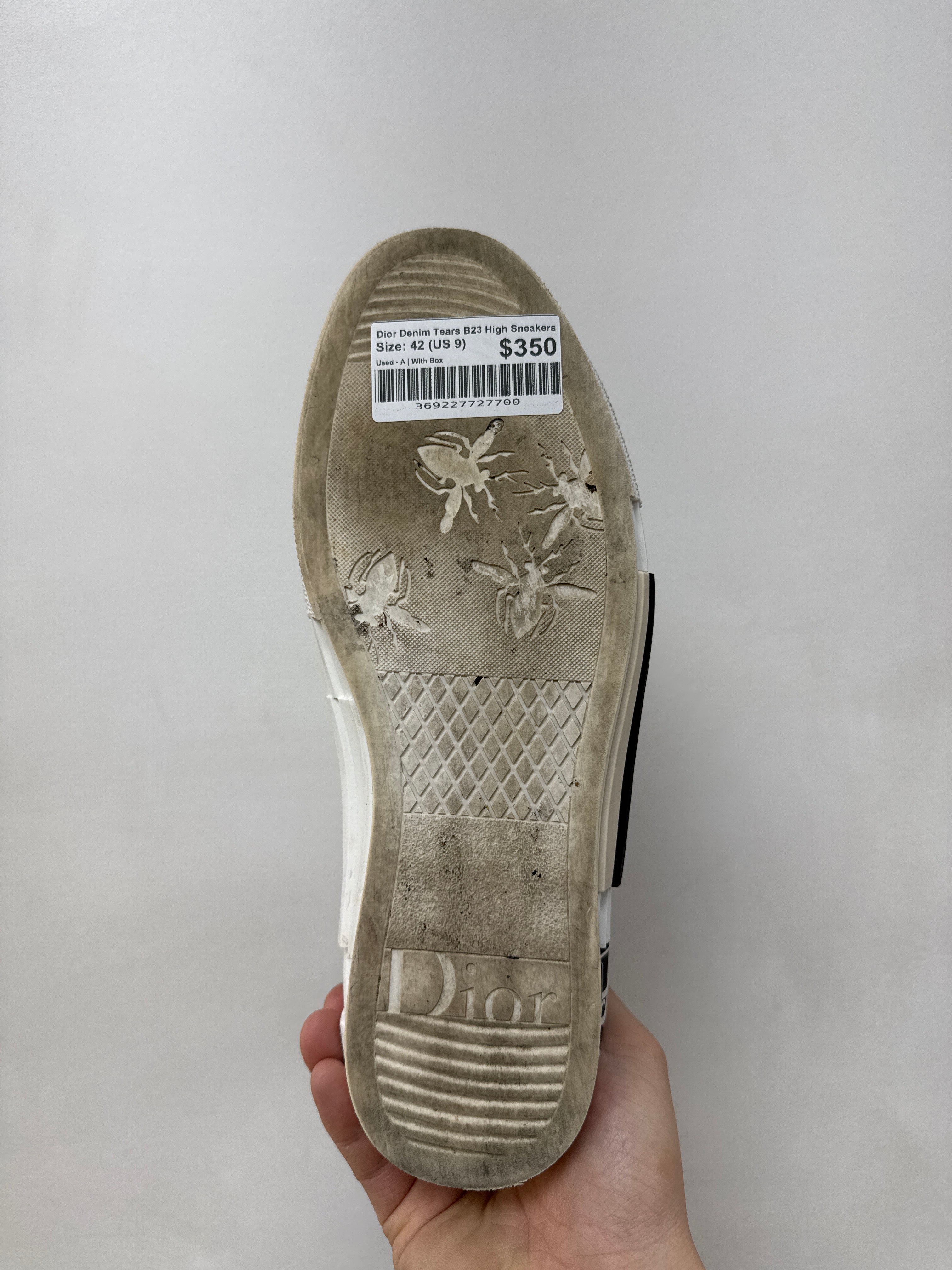 Dior Denim Tears B23 High Sneakers