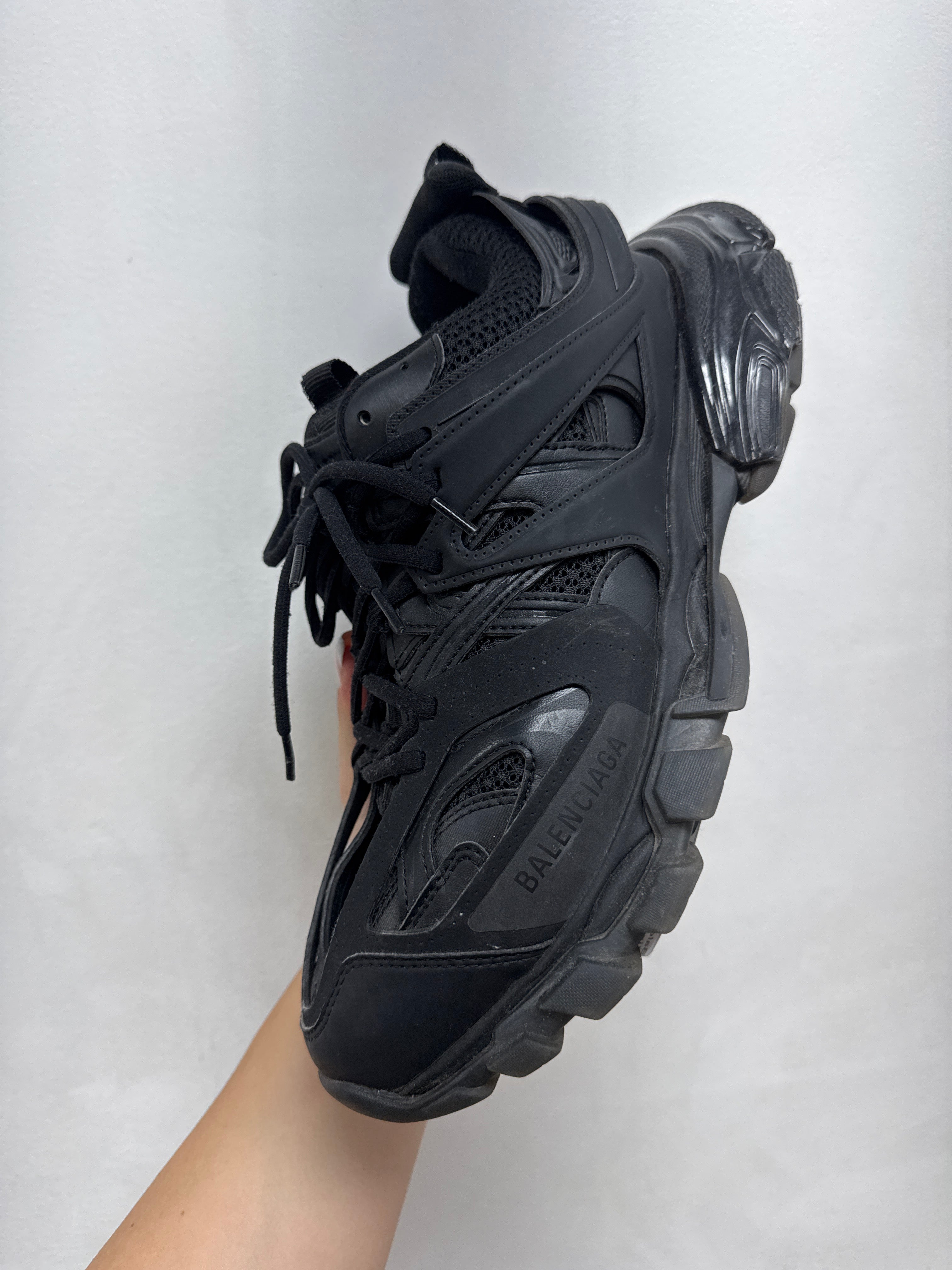 Balenciaga Black Track Sneakers