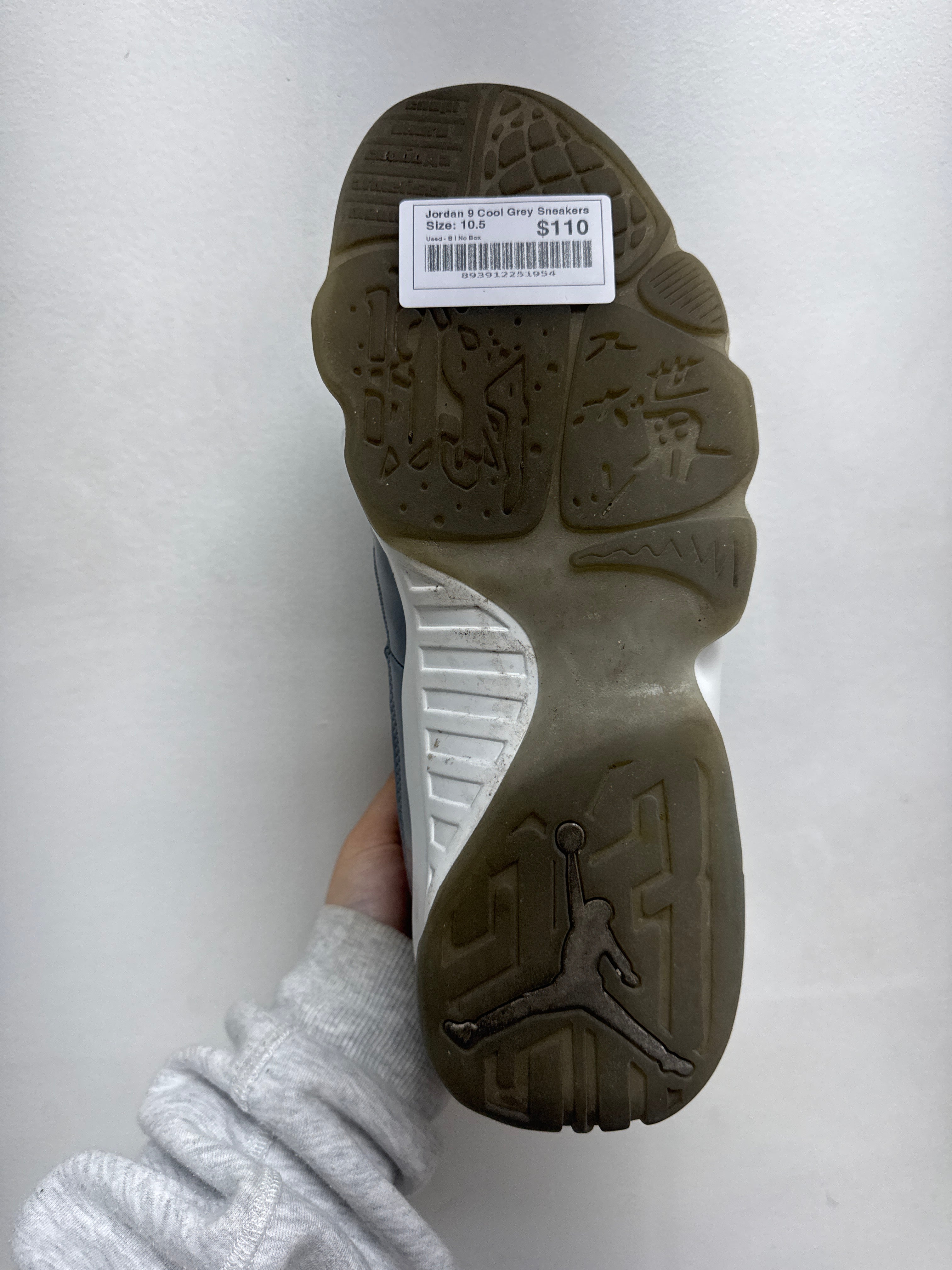 Jordan 9 Cool Grey Sneakers