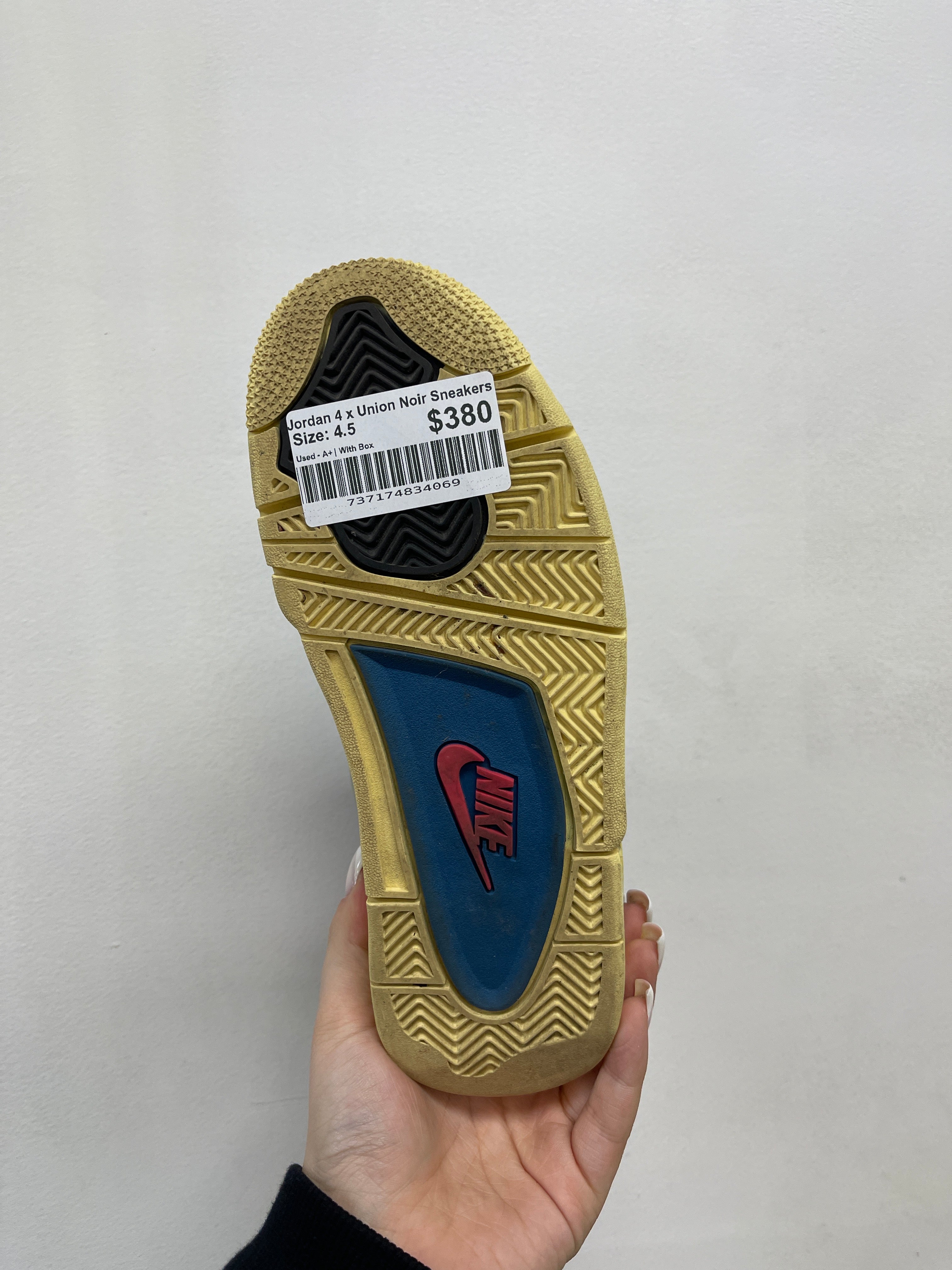 Jordan 4 x Union Noir Sneakers