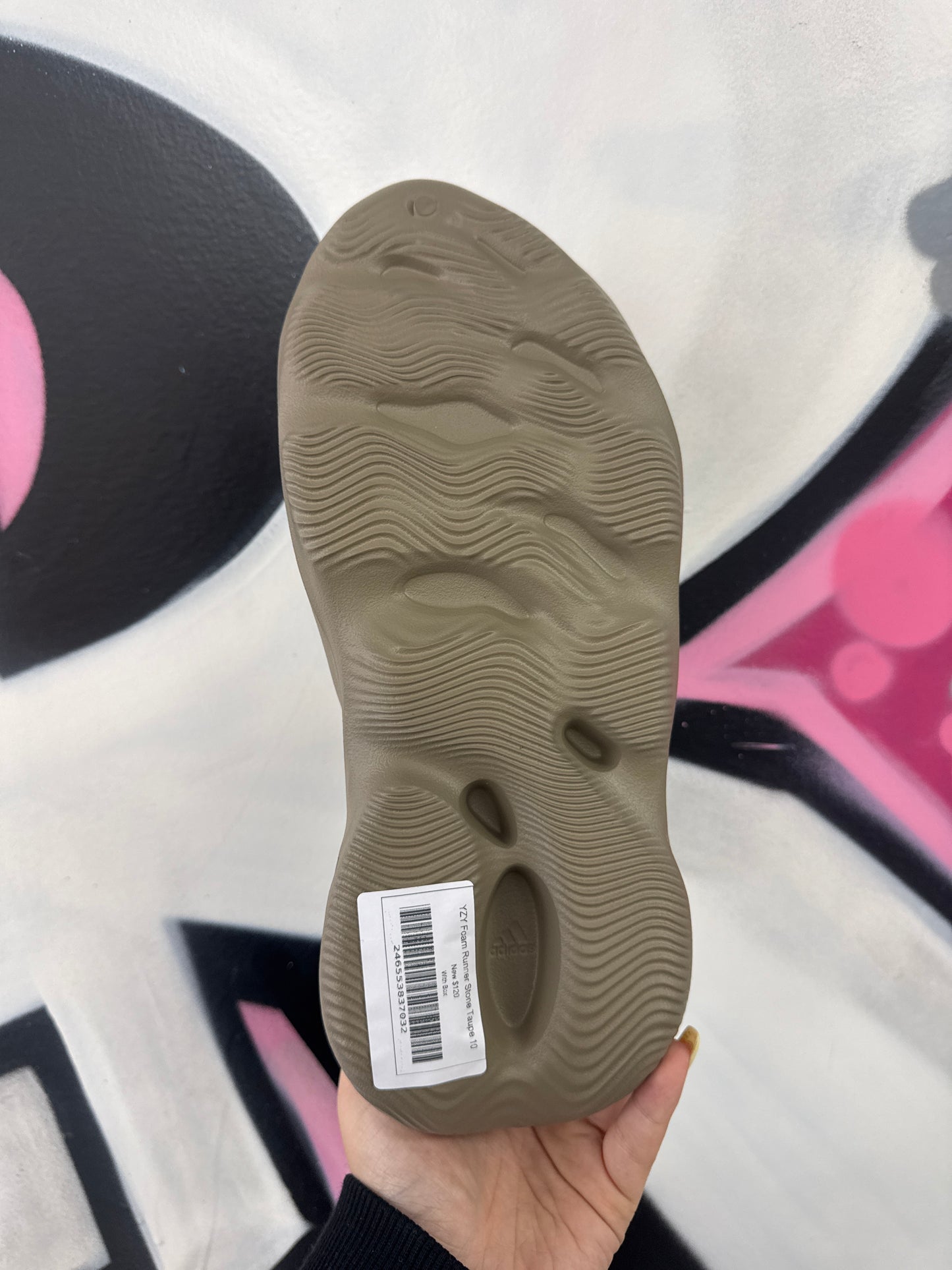 YZY Foam Runner Stone Taupe New With Box