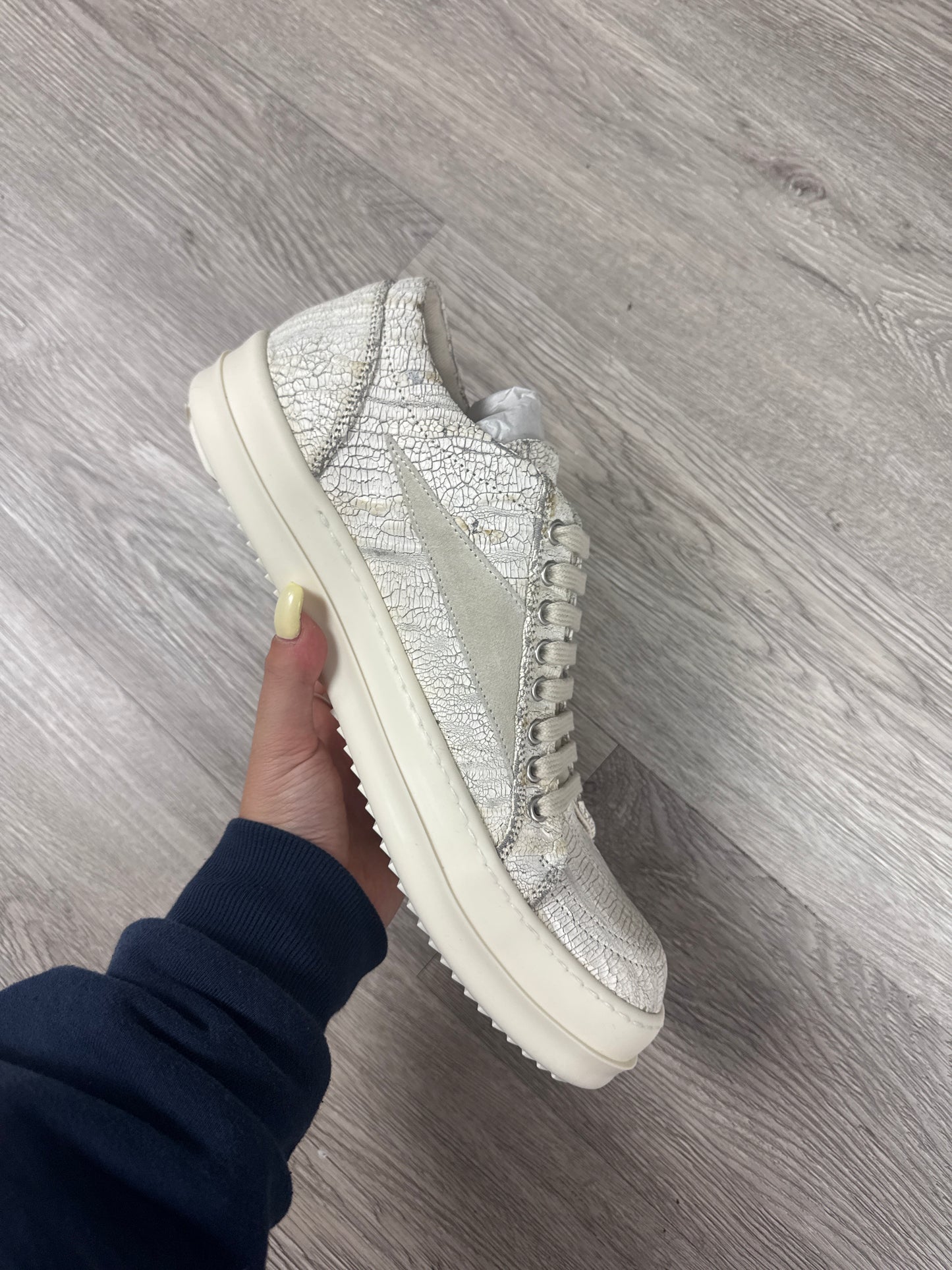 Rick Owens DRKSHDW Vintage Low Megacrust Milk/Milk