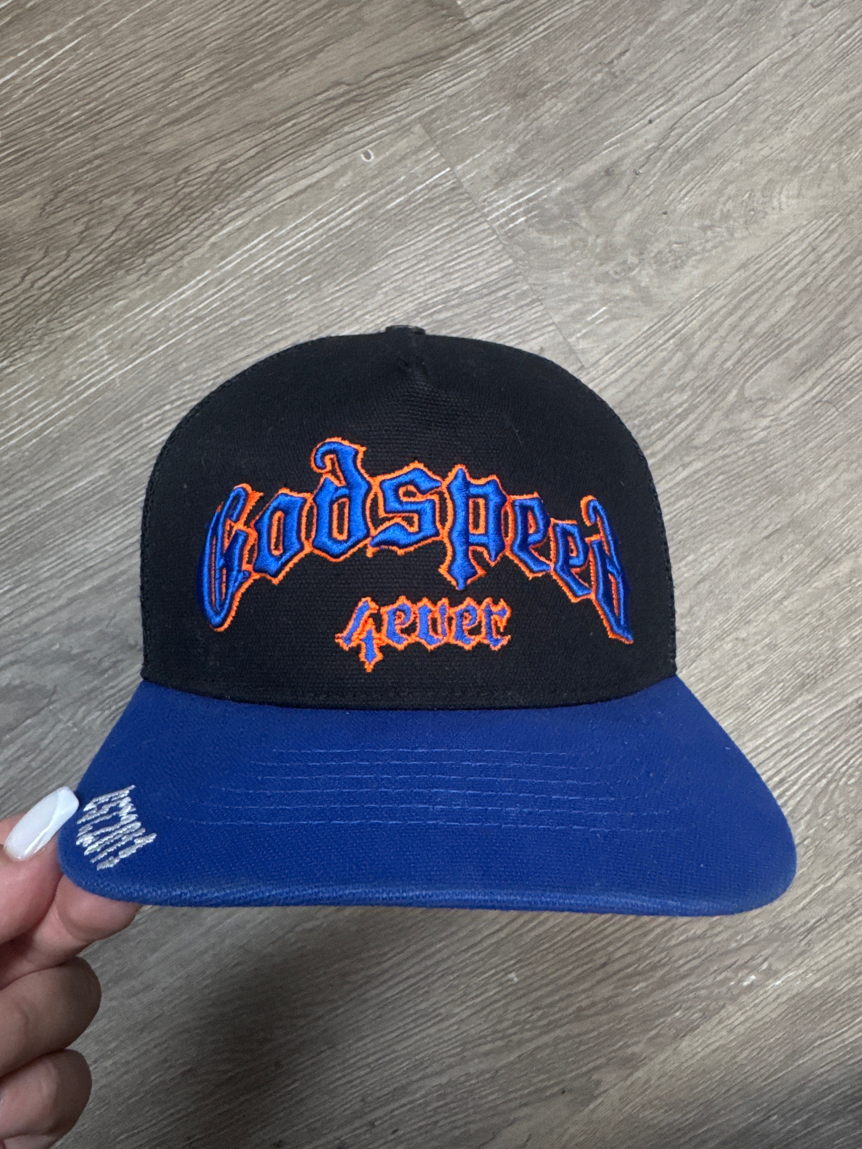 Godspeed Blue Orange 4Ever Trucker Hat