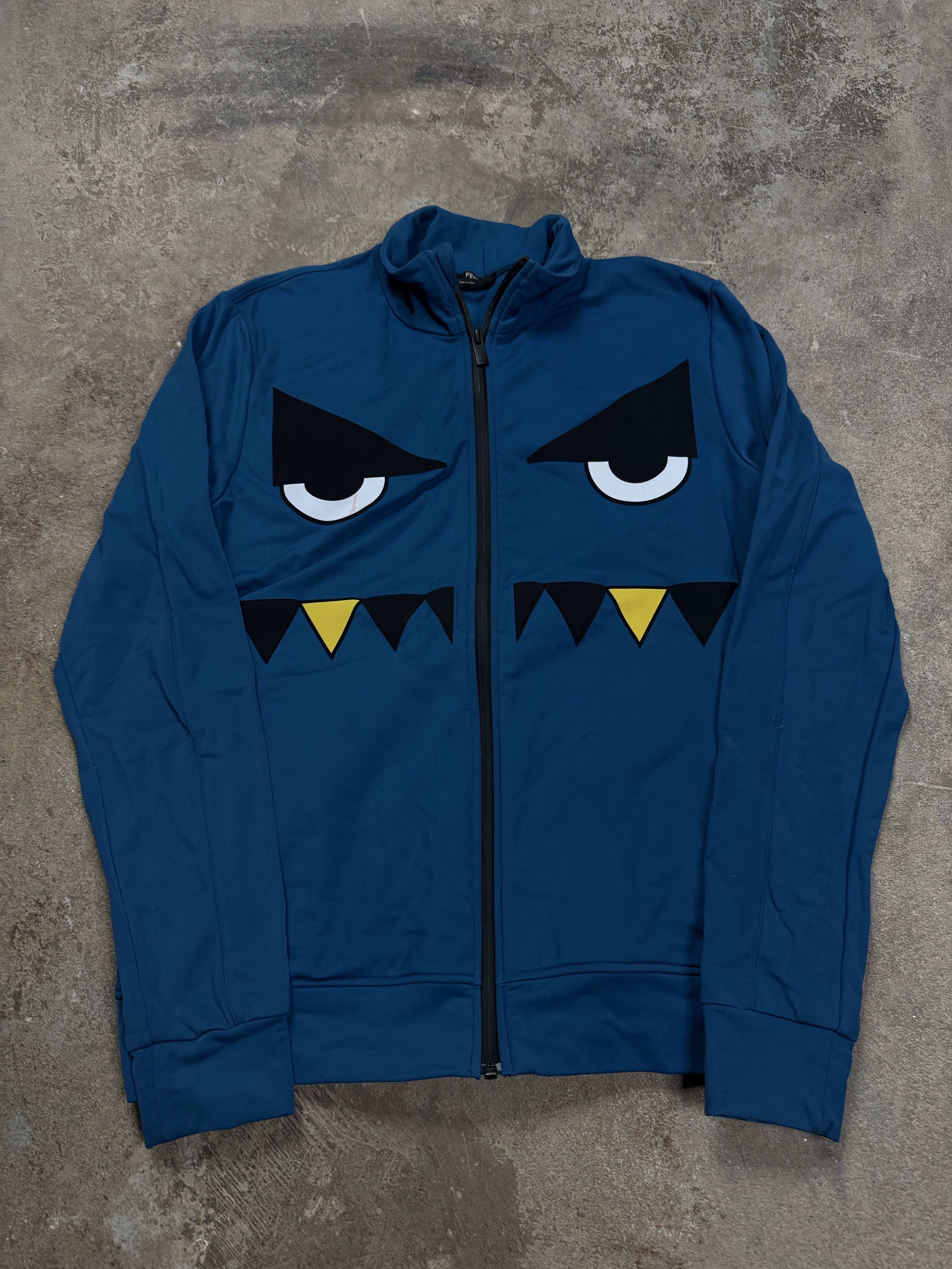 Fendi Track Jacket Blue Monster Used 48 (Small)