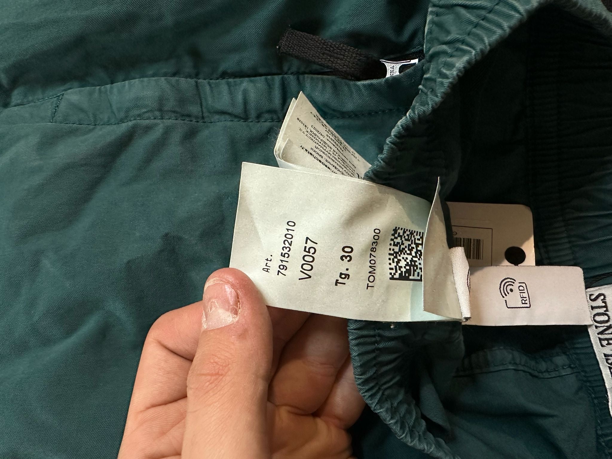 Stone Island Cargo Pants Green Used 30