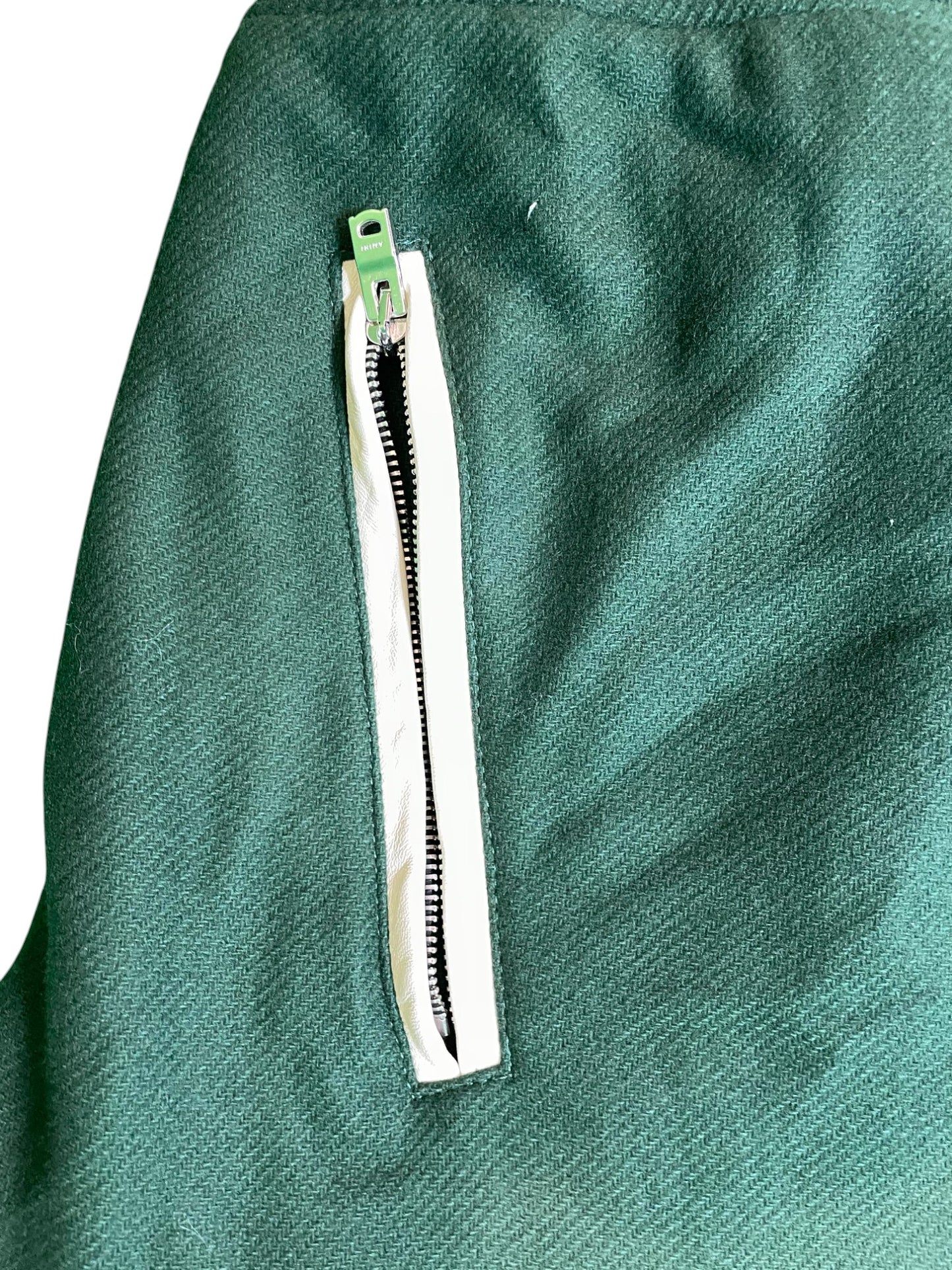 Amiri "Bones" Green Varsity Jacket