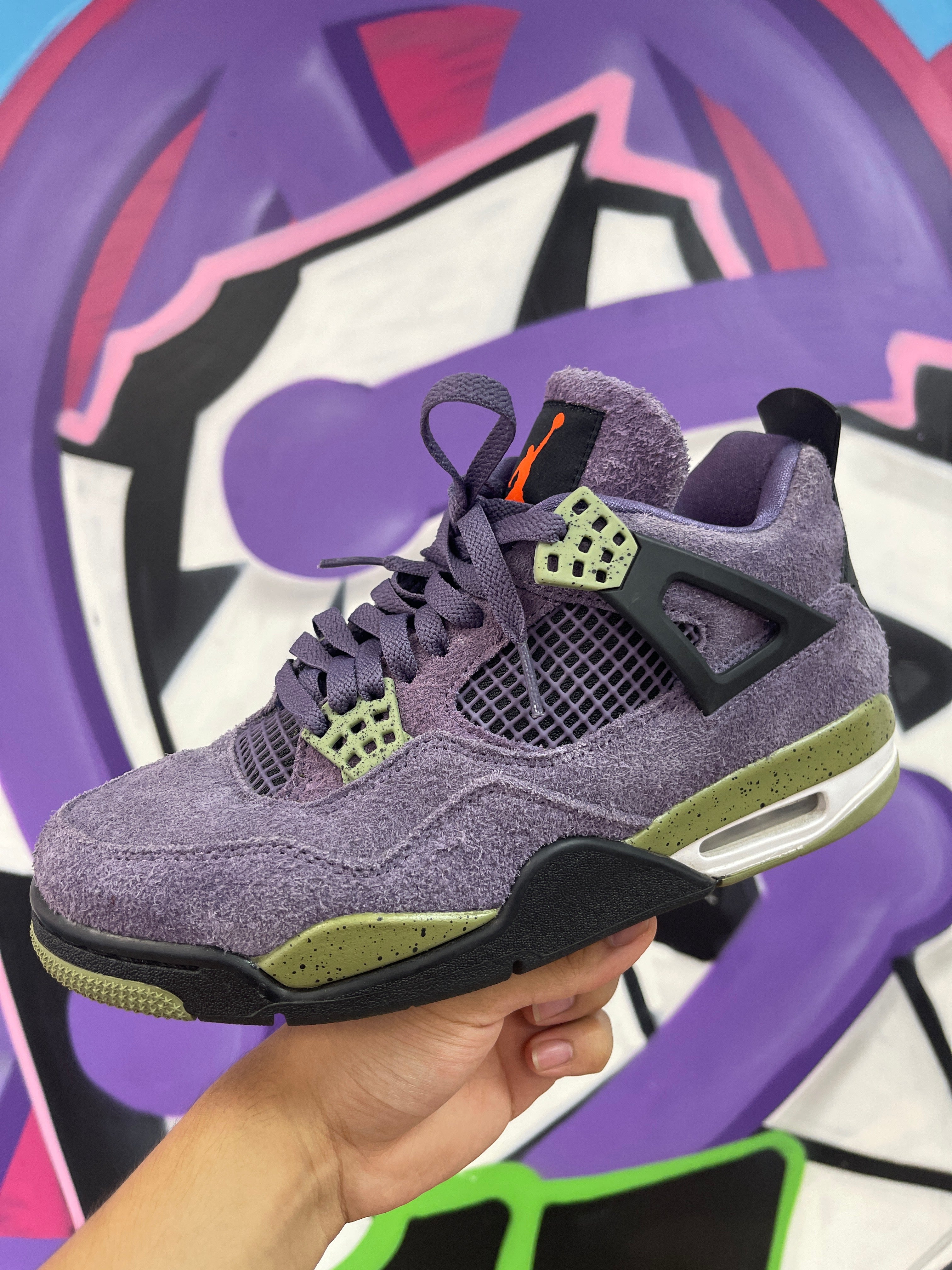 Jordan 4 Canyon Purple Sneakers
