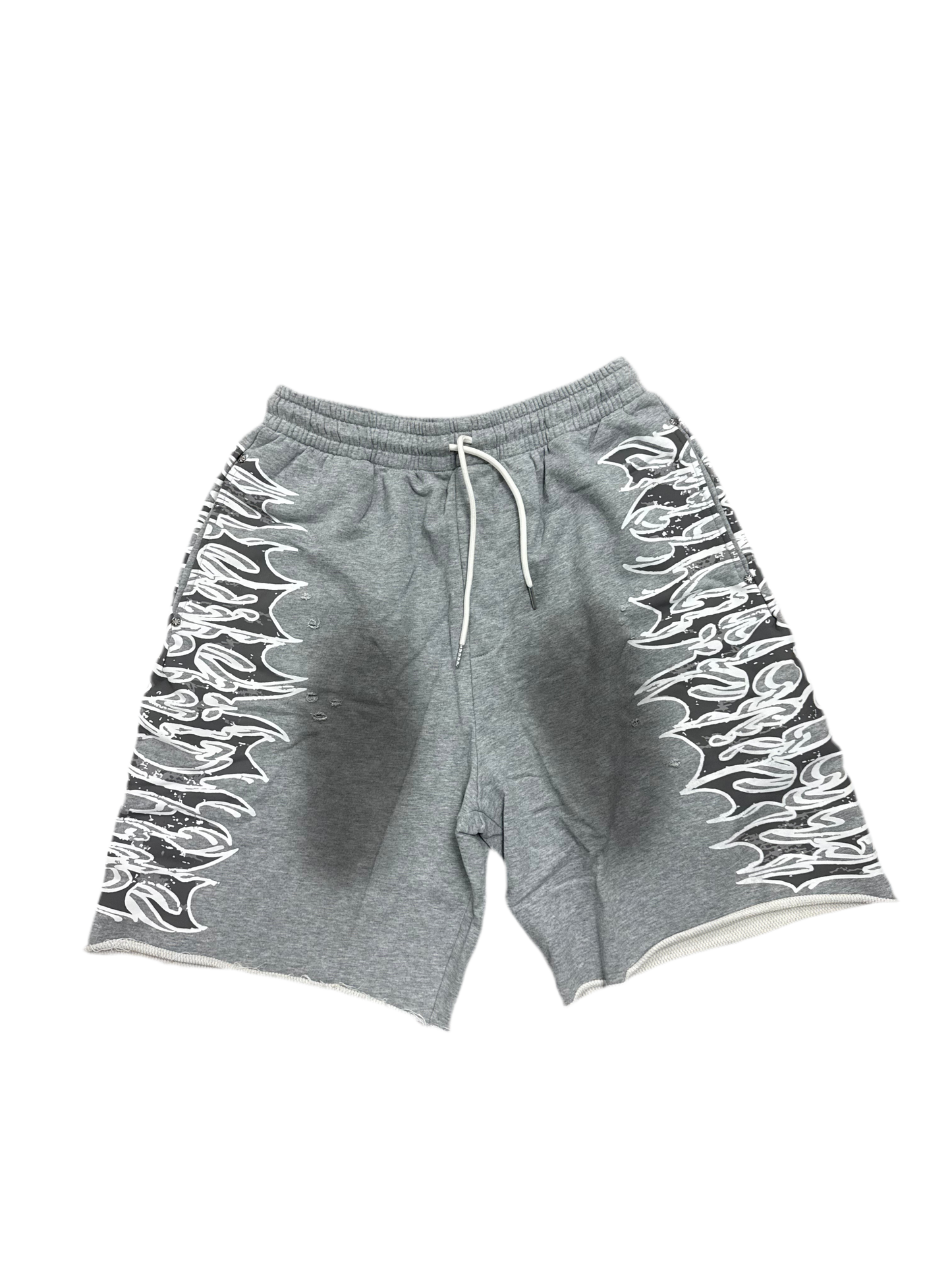 LOST SHDWS Grunge Grey Sweat Shorts