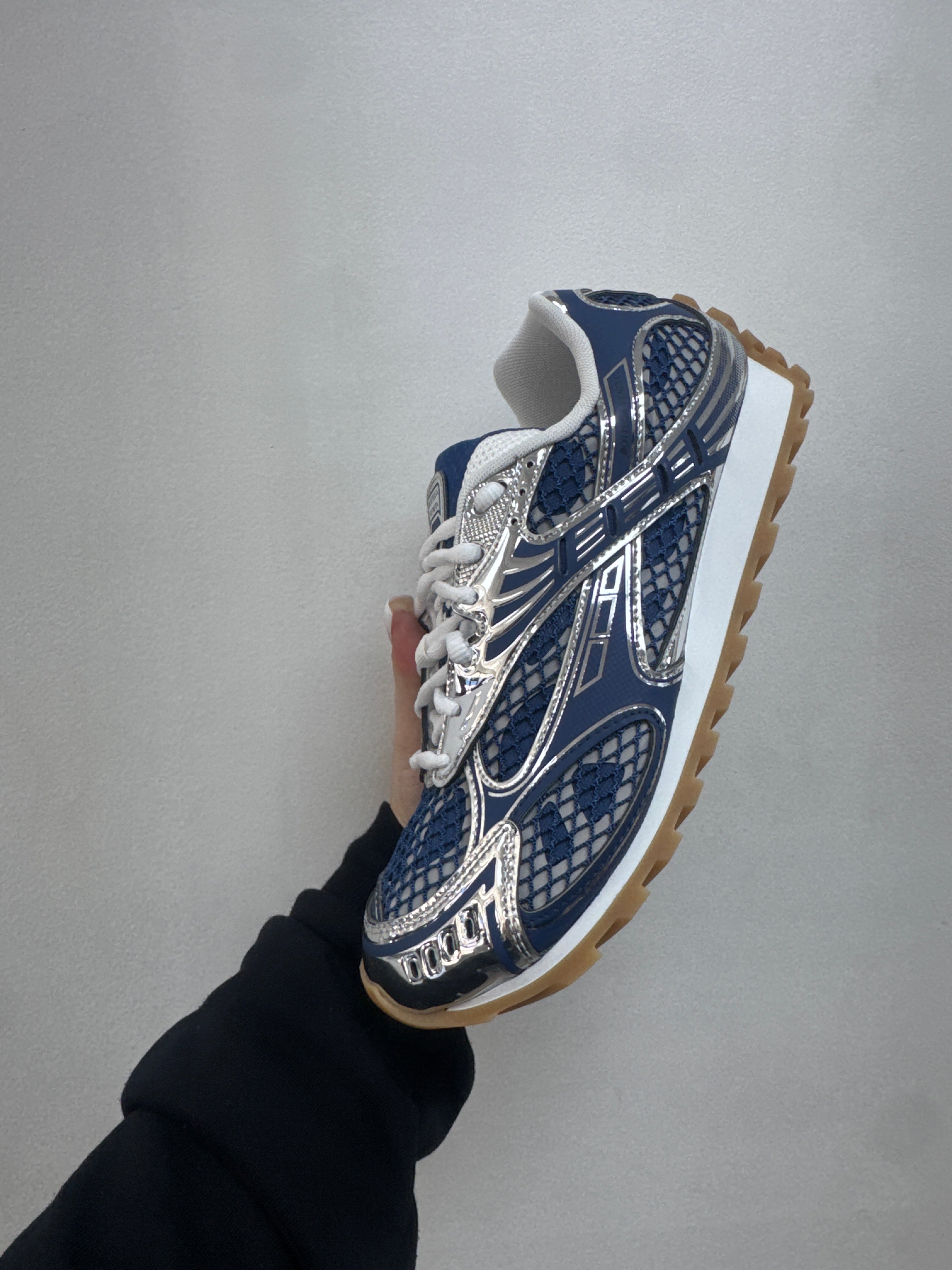 Bottega Veneta Blue Venezia Orbit Sneakers