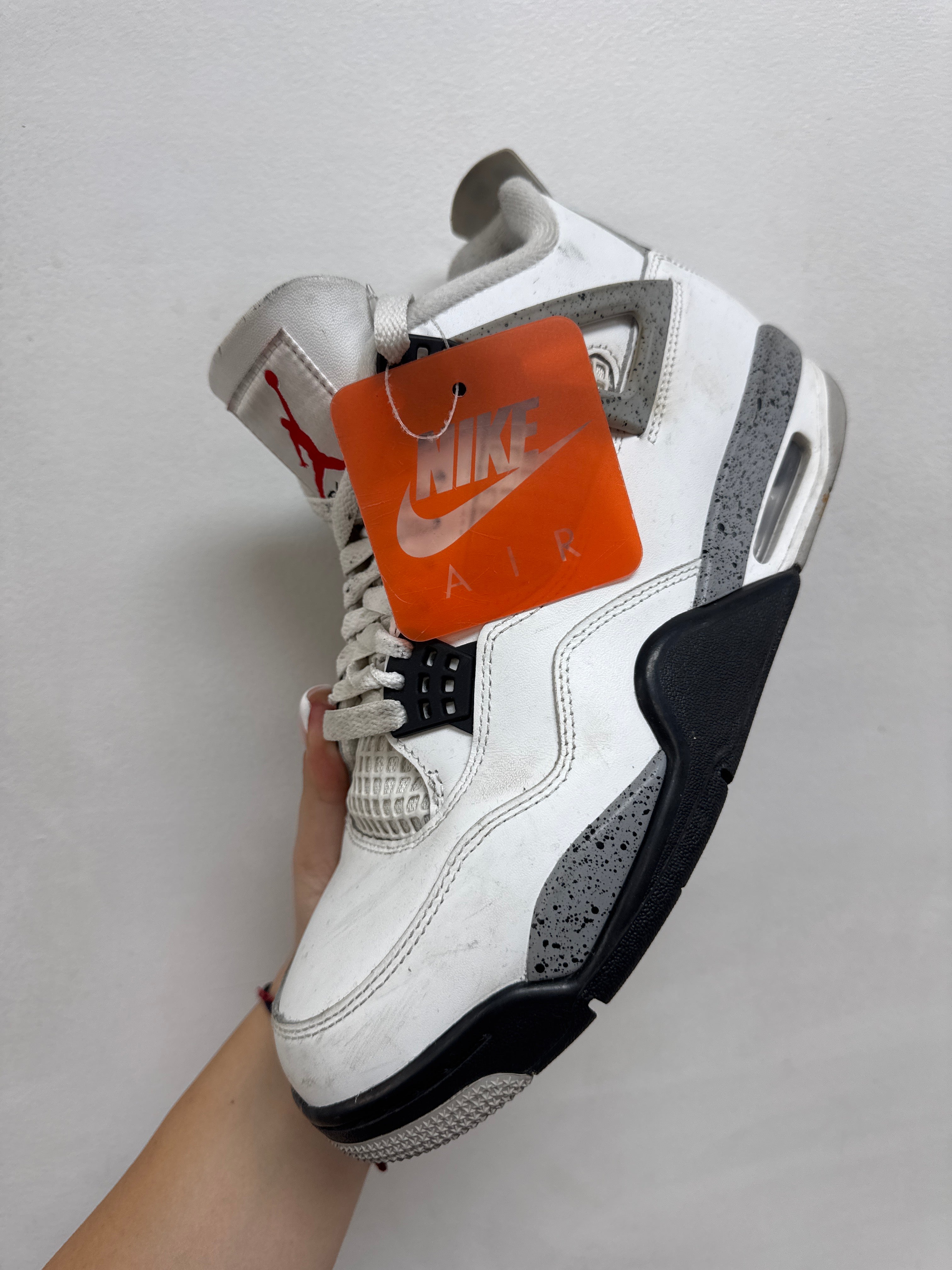 Jordan 4 White Cement Sneakers