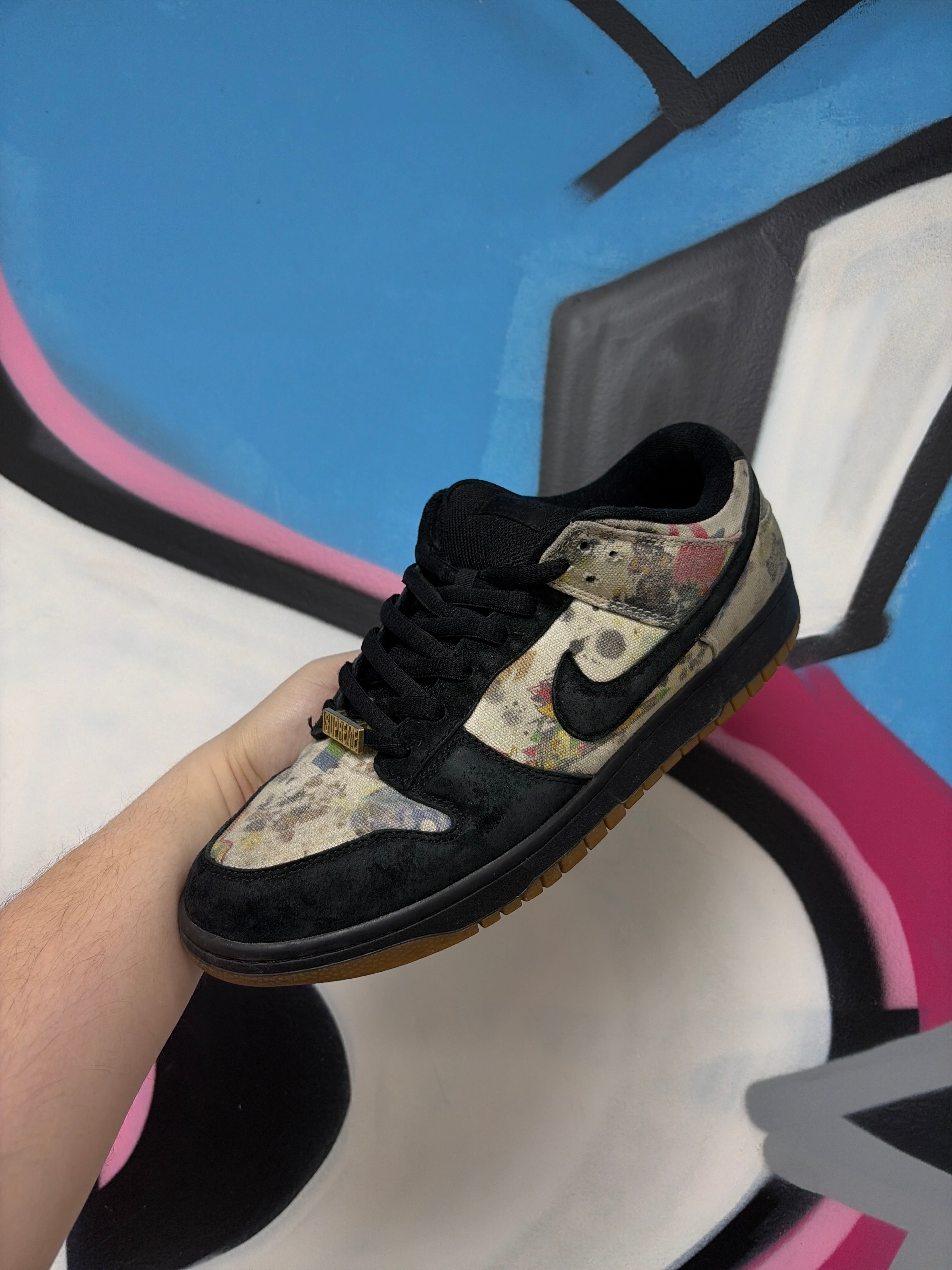 Nike SB Dunk Low Supreme Rammellzee Sneakers
