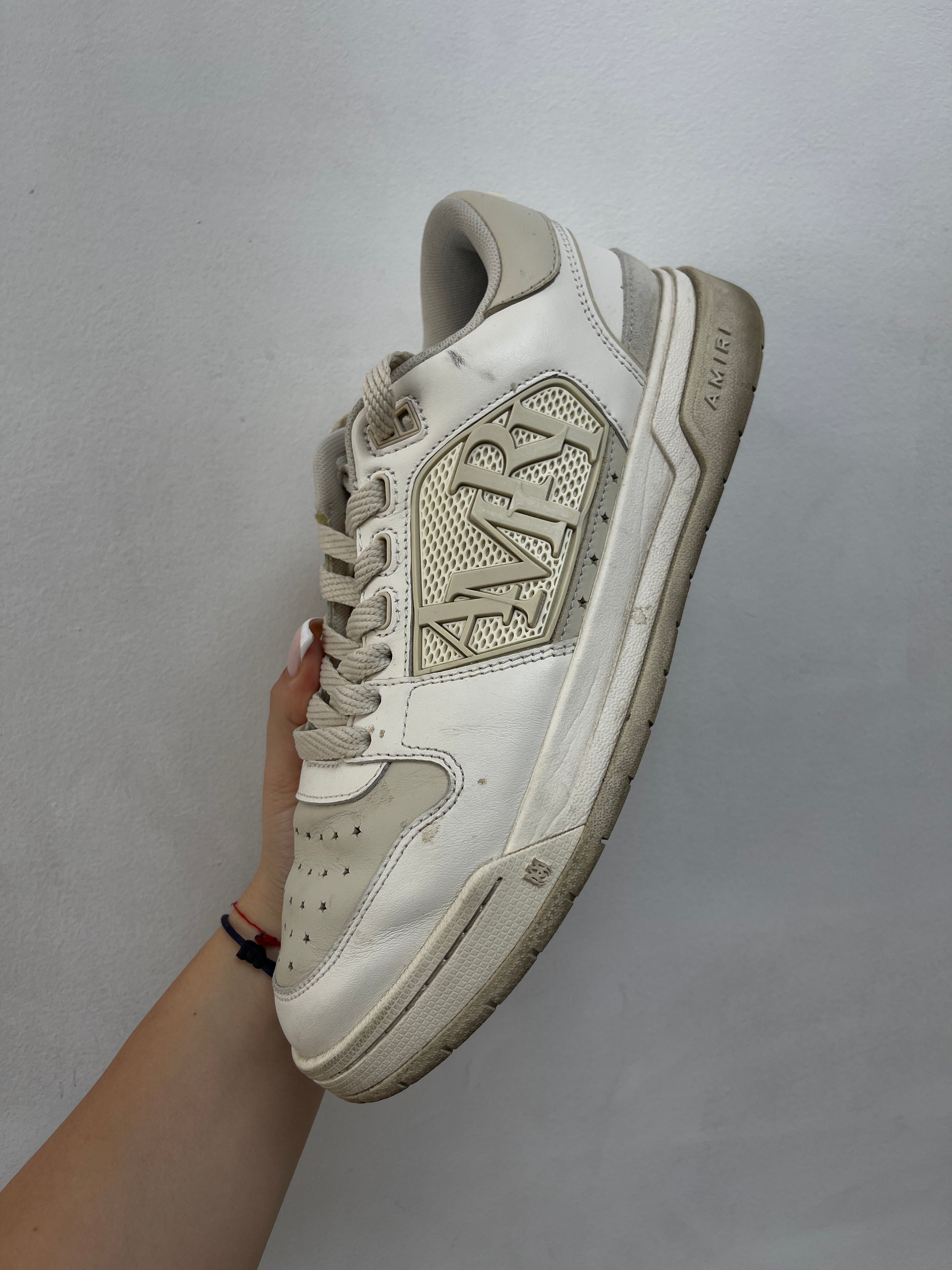 Amiri White Classic Logo Sneakers