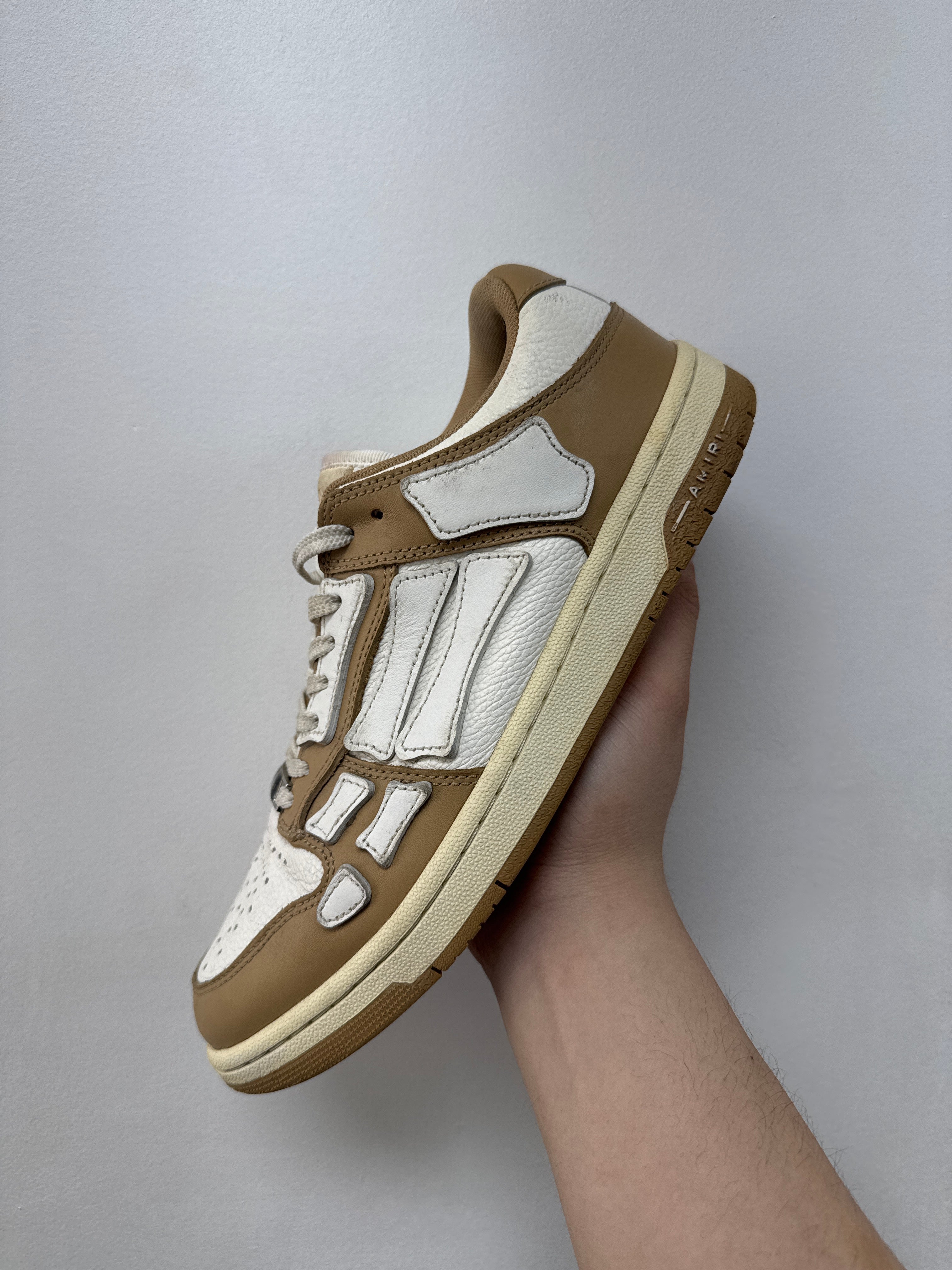 Amiri Tan Skel Top Low Sneakers