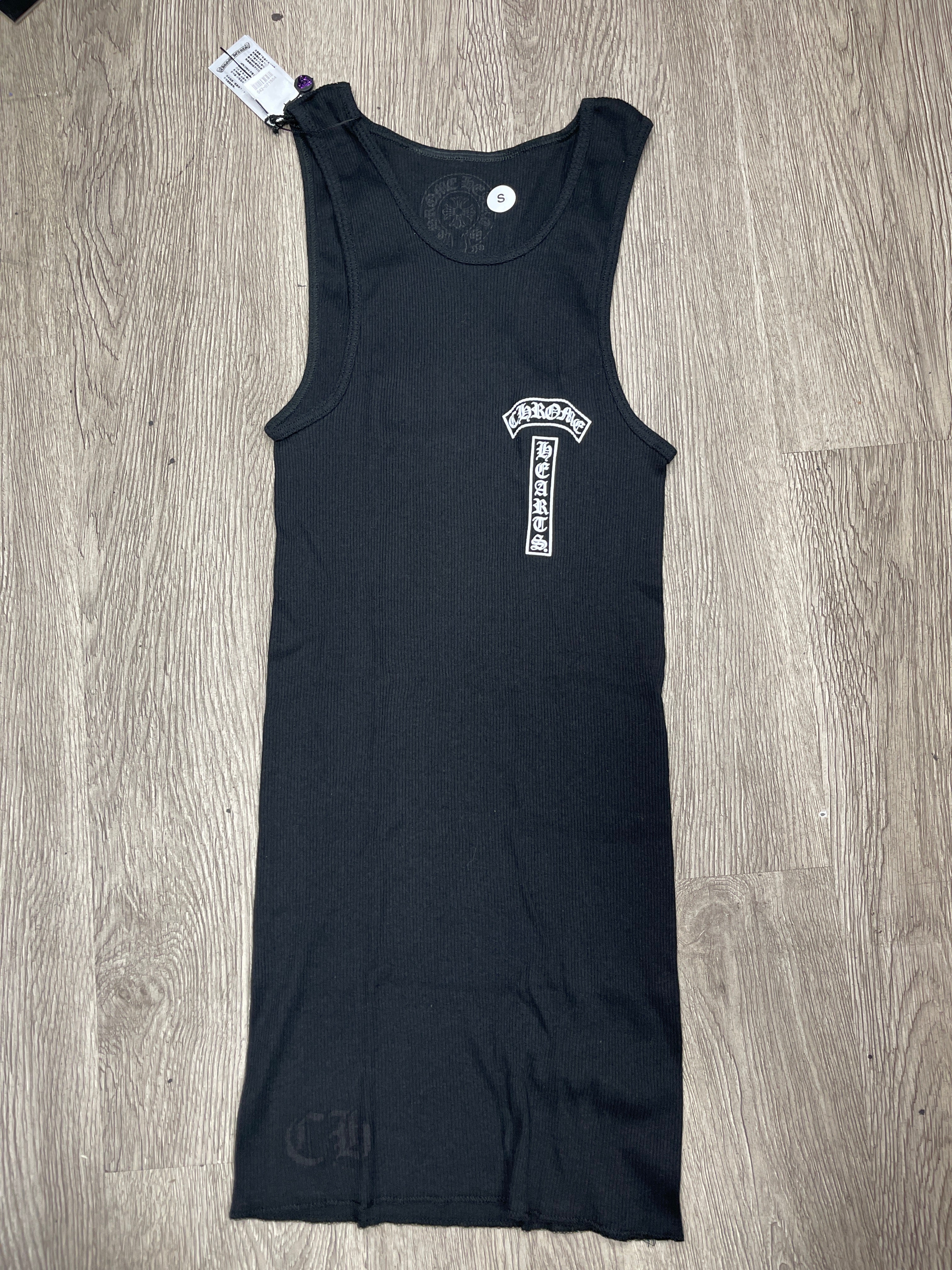 Chrome Hearts T Bar Black White Tank Top