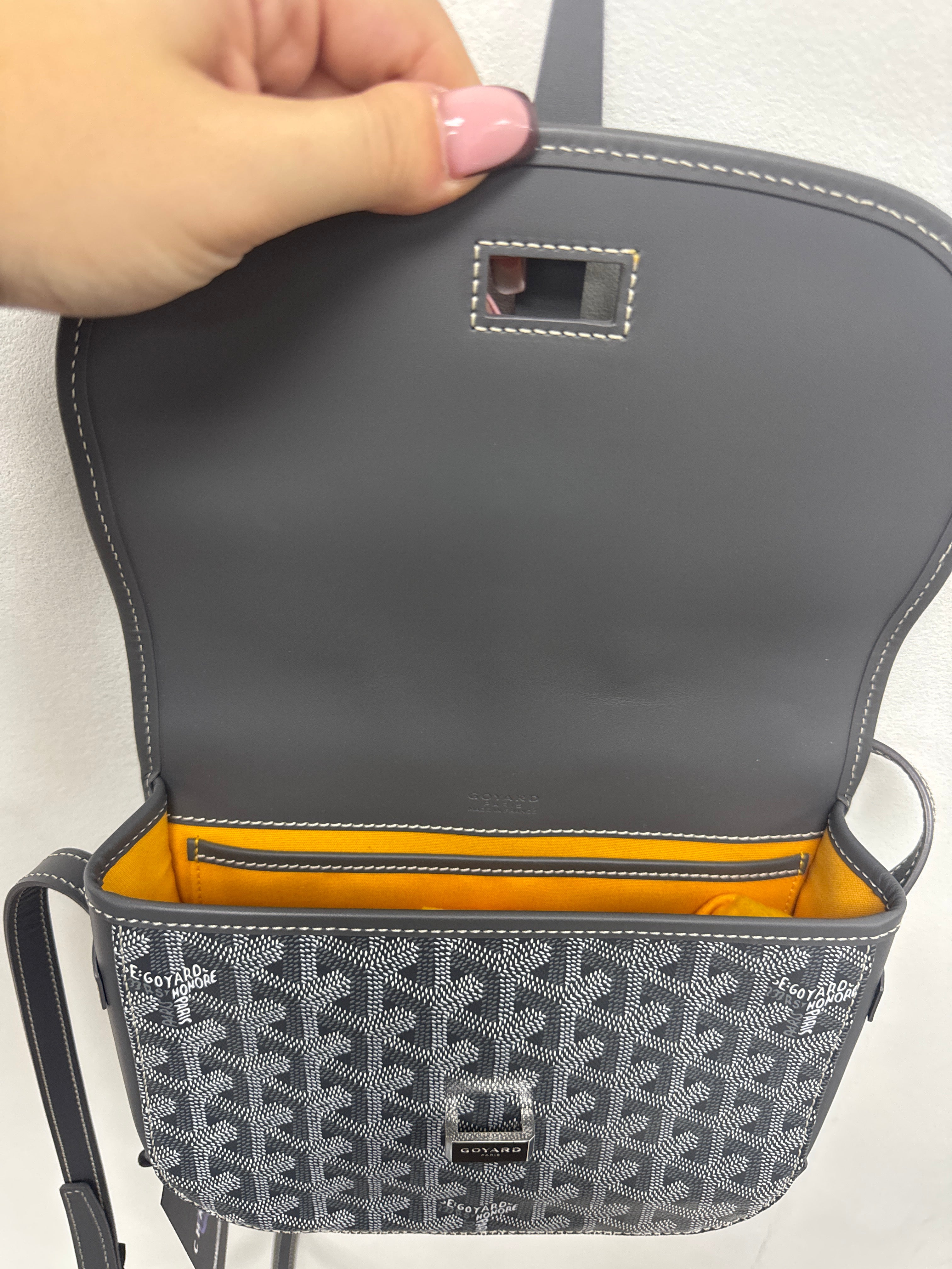 Goyard Belvedere Grey PM Bag
