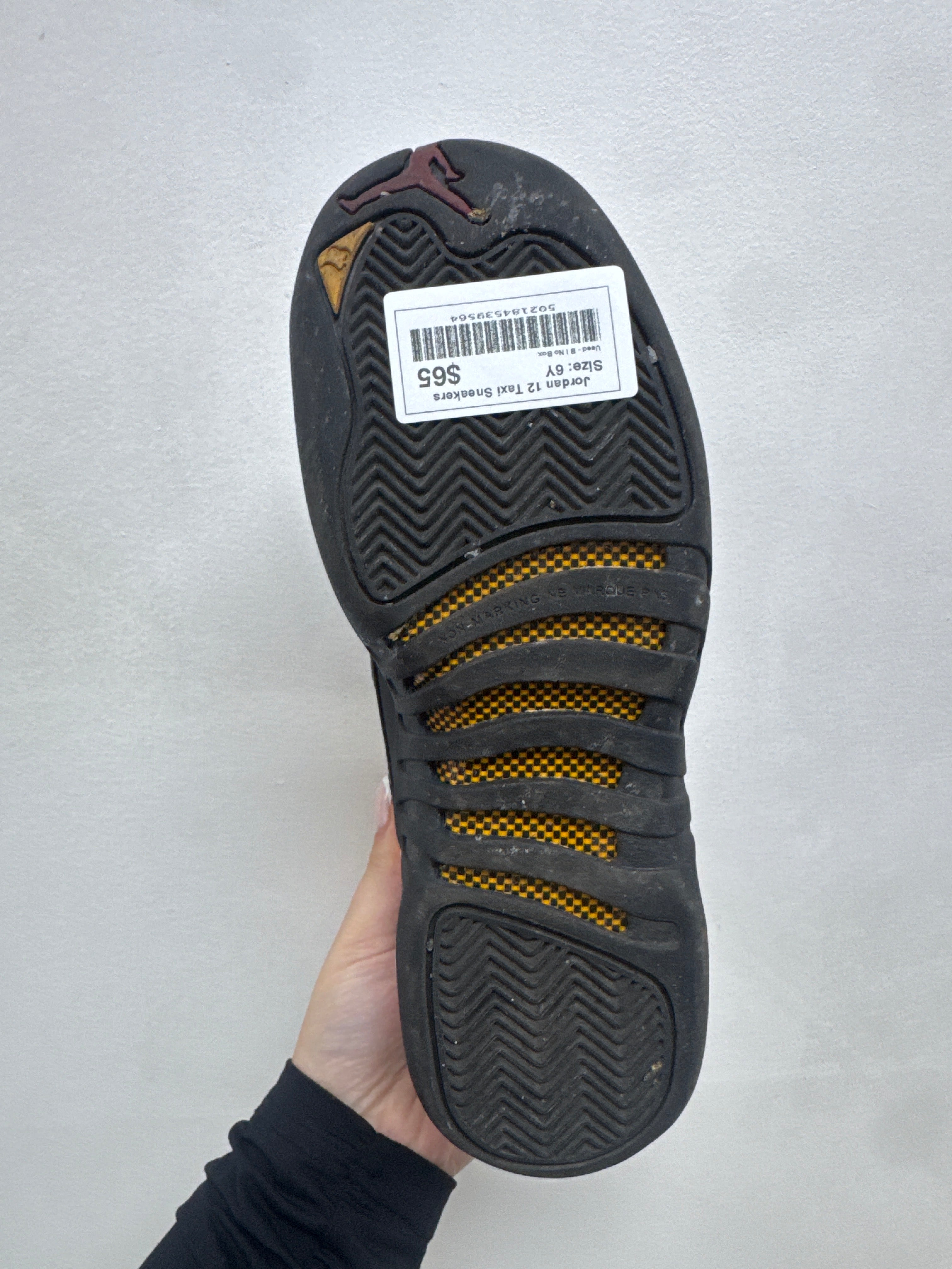 Jordan 12 Taxi Sneakers