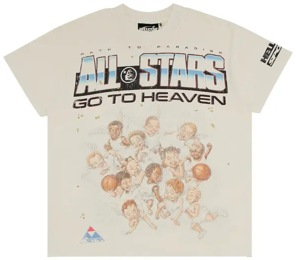 Hellstar 'All-Stars Baby Angel' Cream Tee