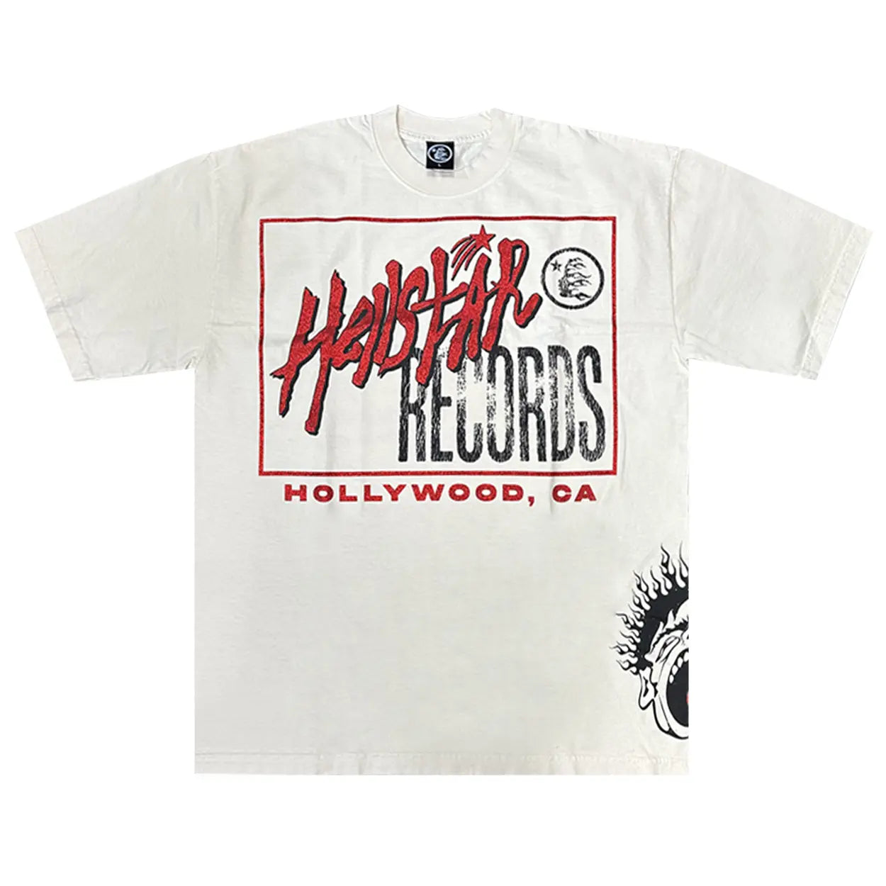 Hellstar "Records" White Tee