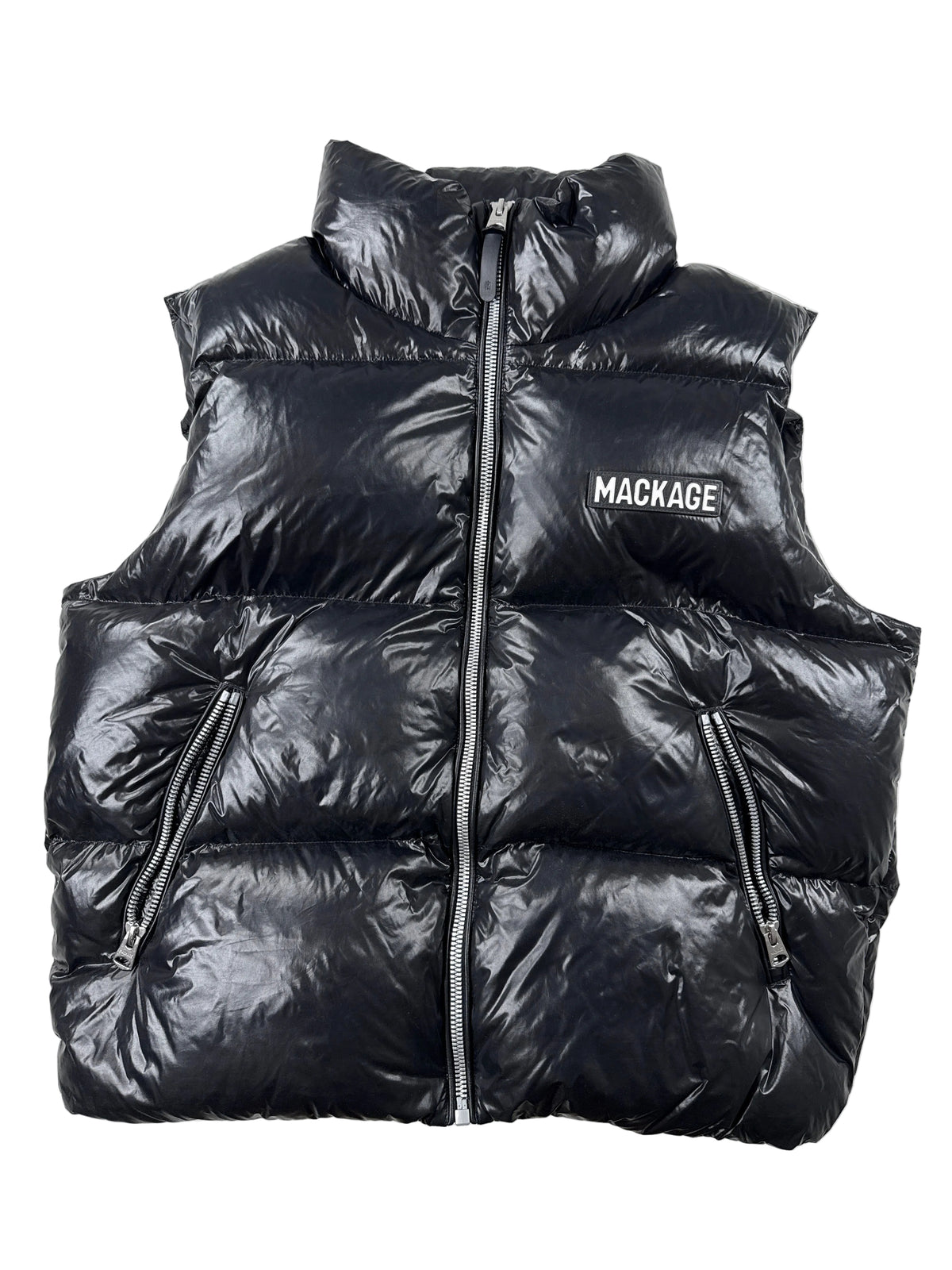 Mackage Black Kent Puffer (44) Vest