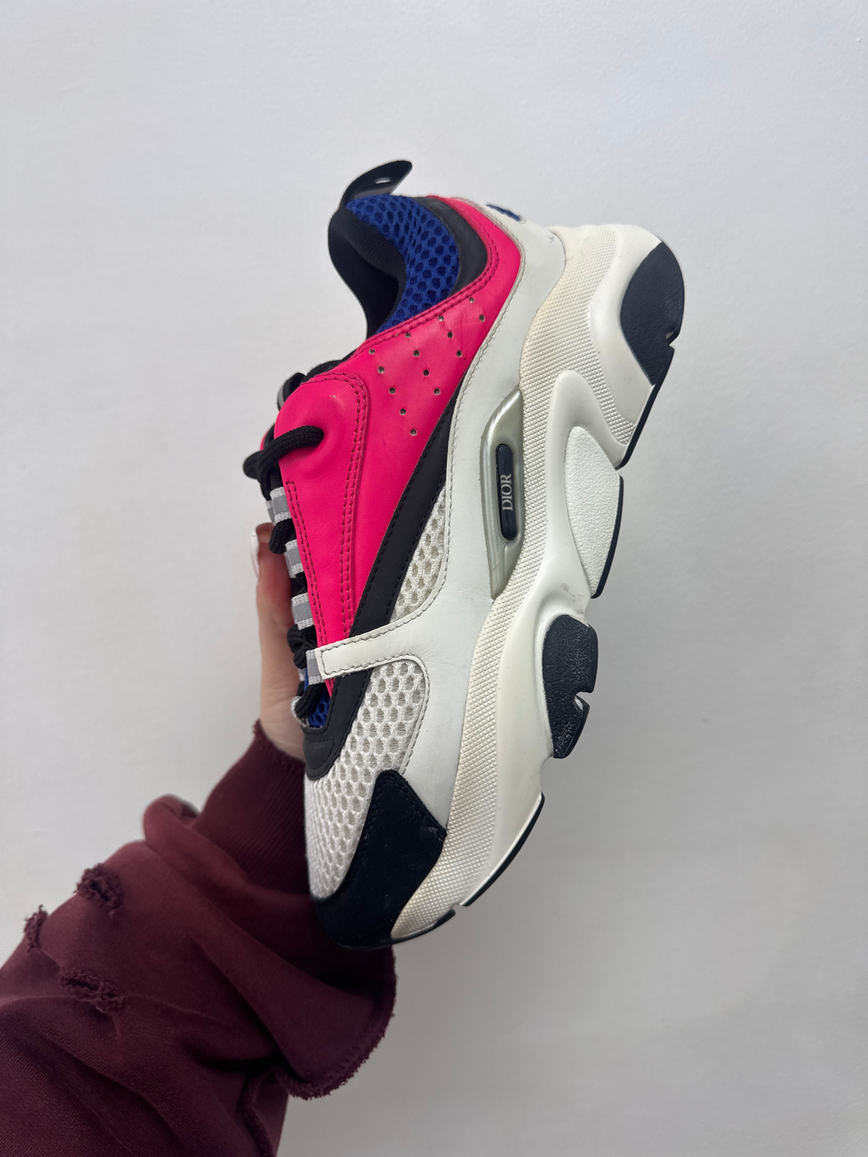 Dior Navy Pink B22 Sneakers