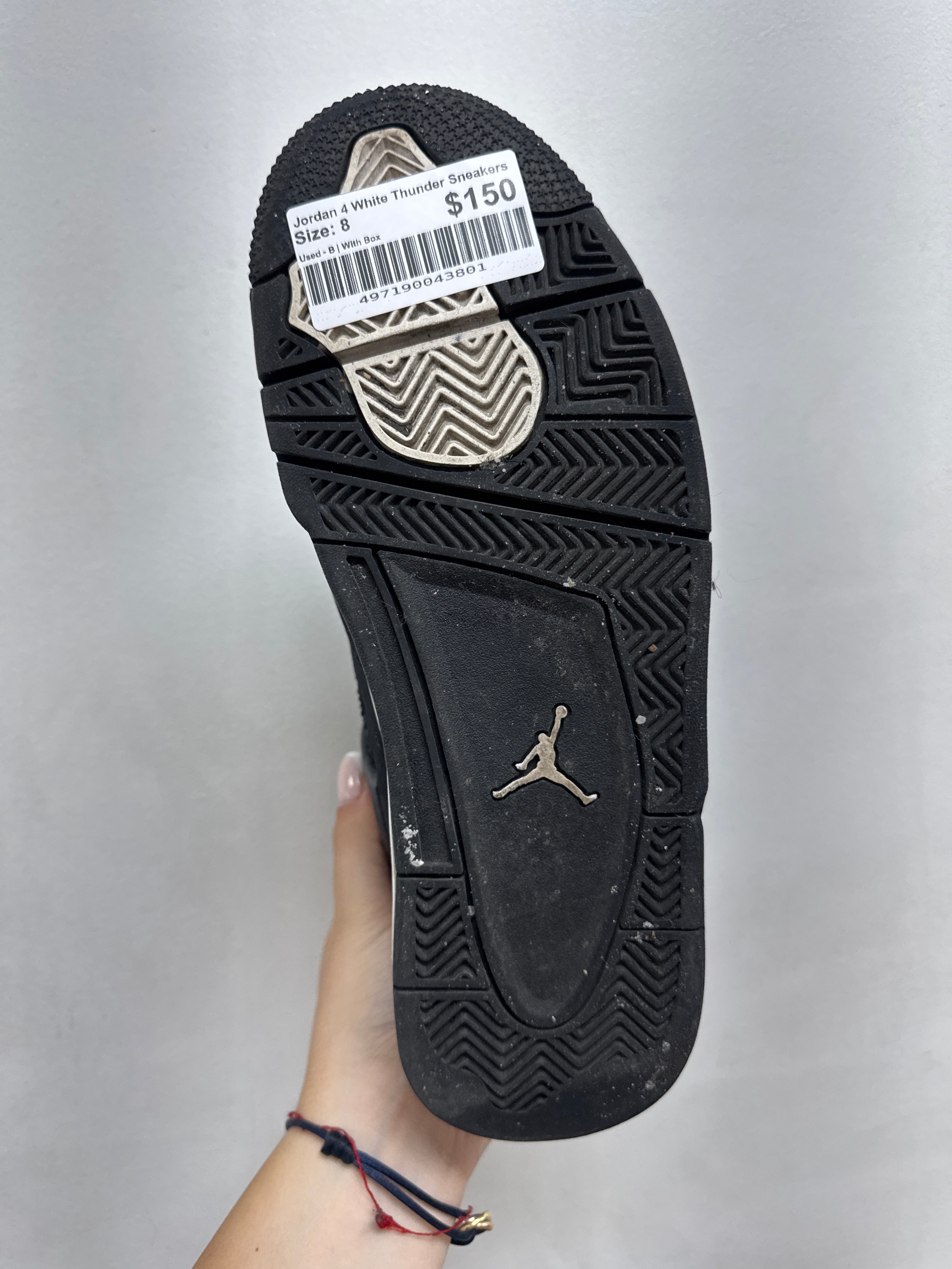 Jordan 4 White Thunder Sneakers