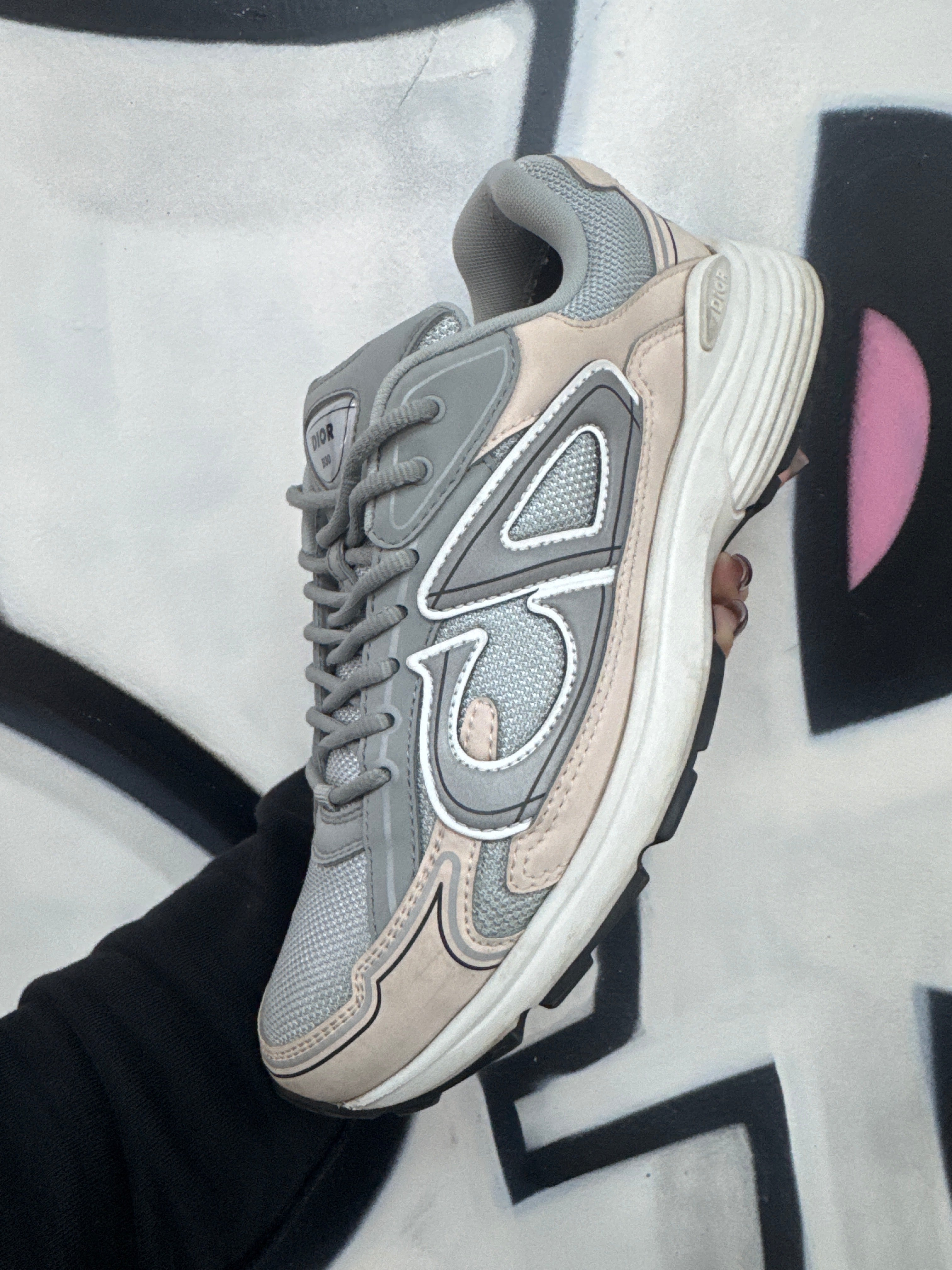 Dior B30 White Grey Sneakers