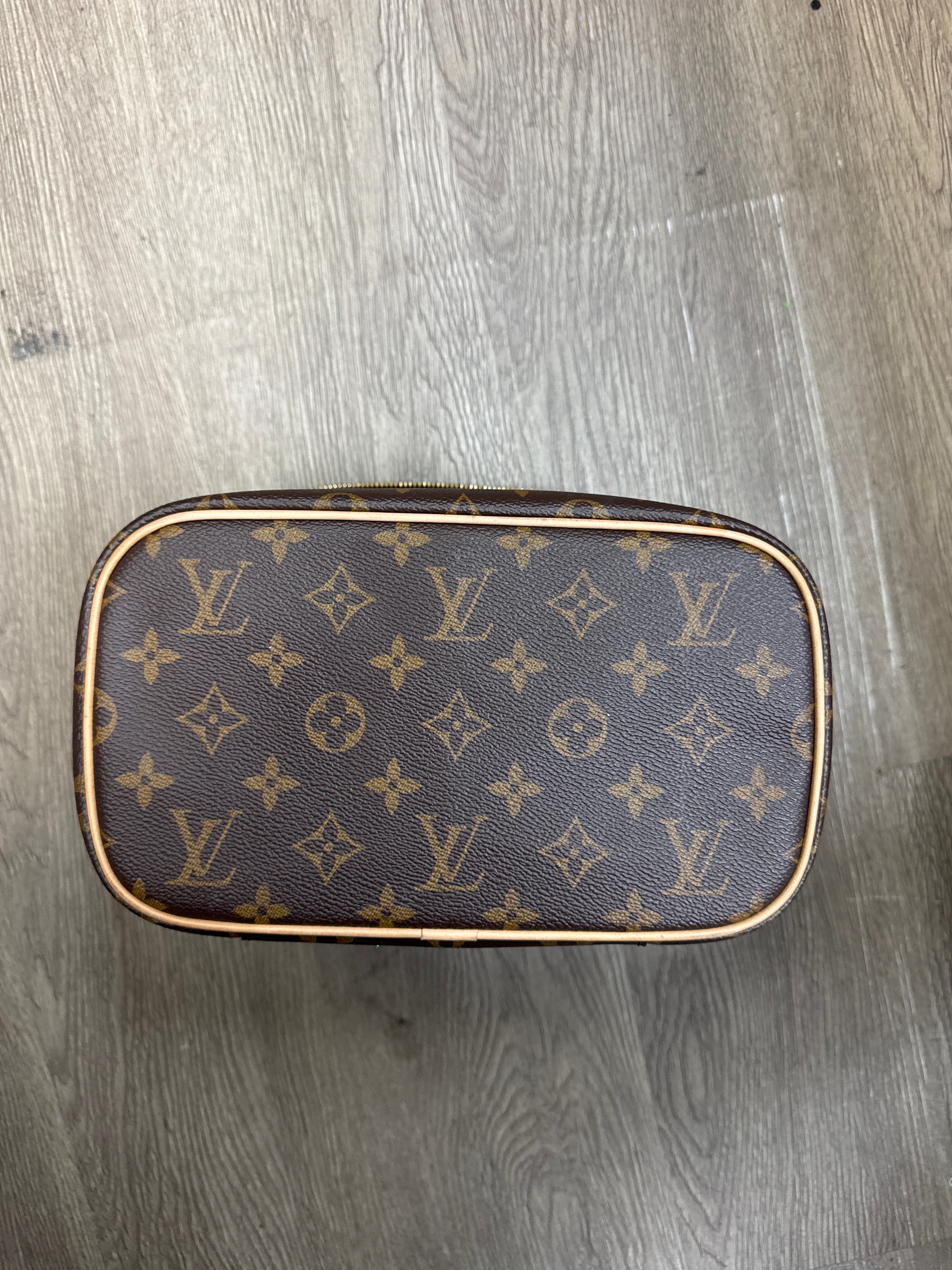 Louis Vuitton Brown Monogram Vanity Bag