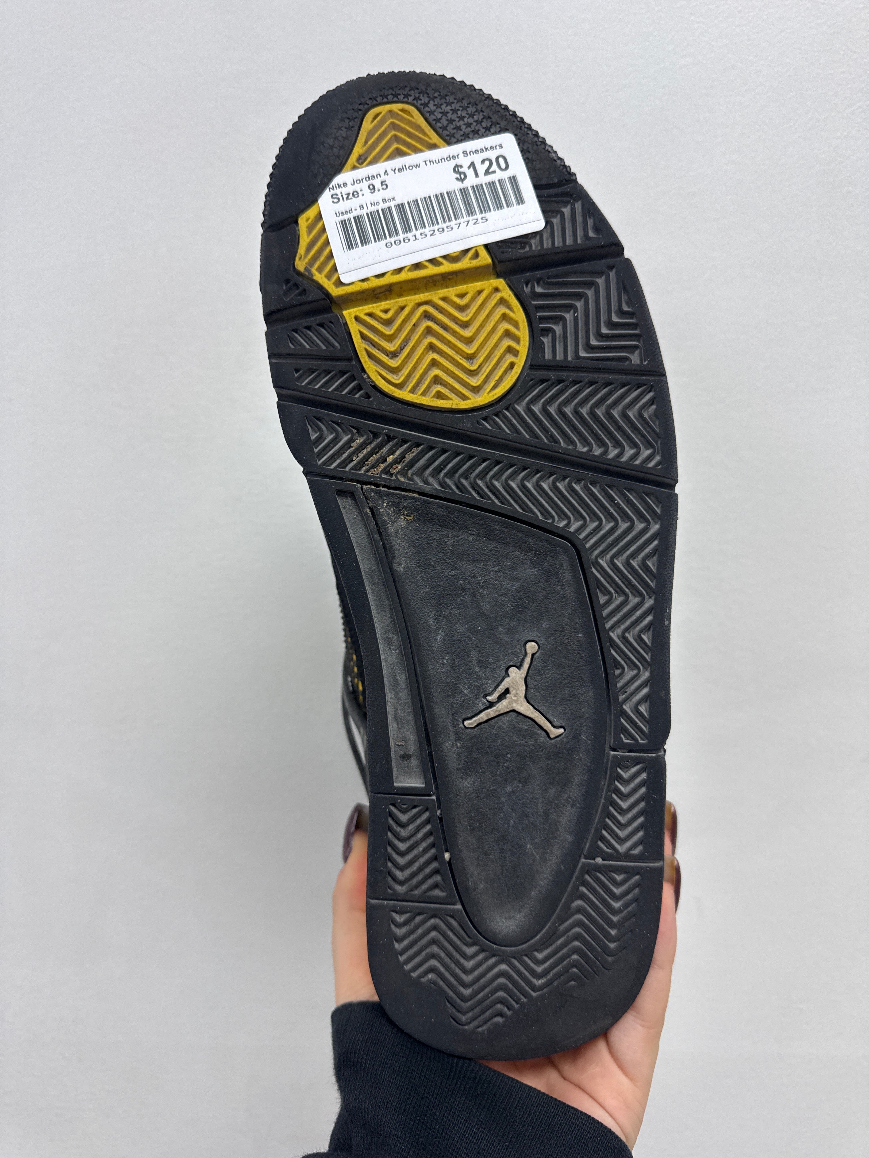 Nike Jordan 4 Yellow Thunder Sneakers