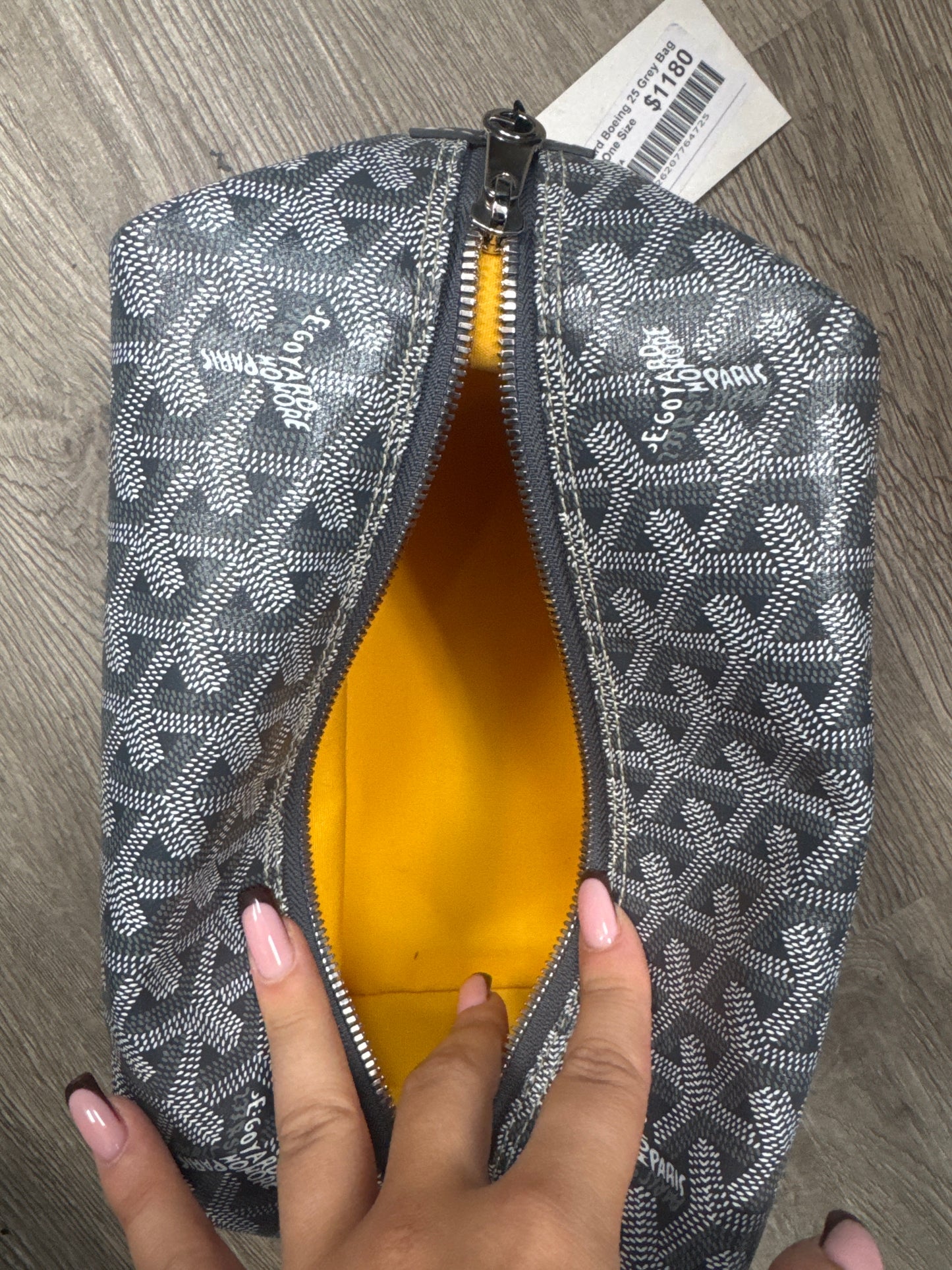Goyard Boeing 25 Grey Bag
