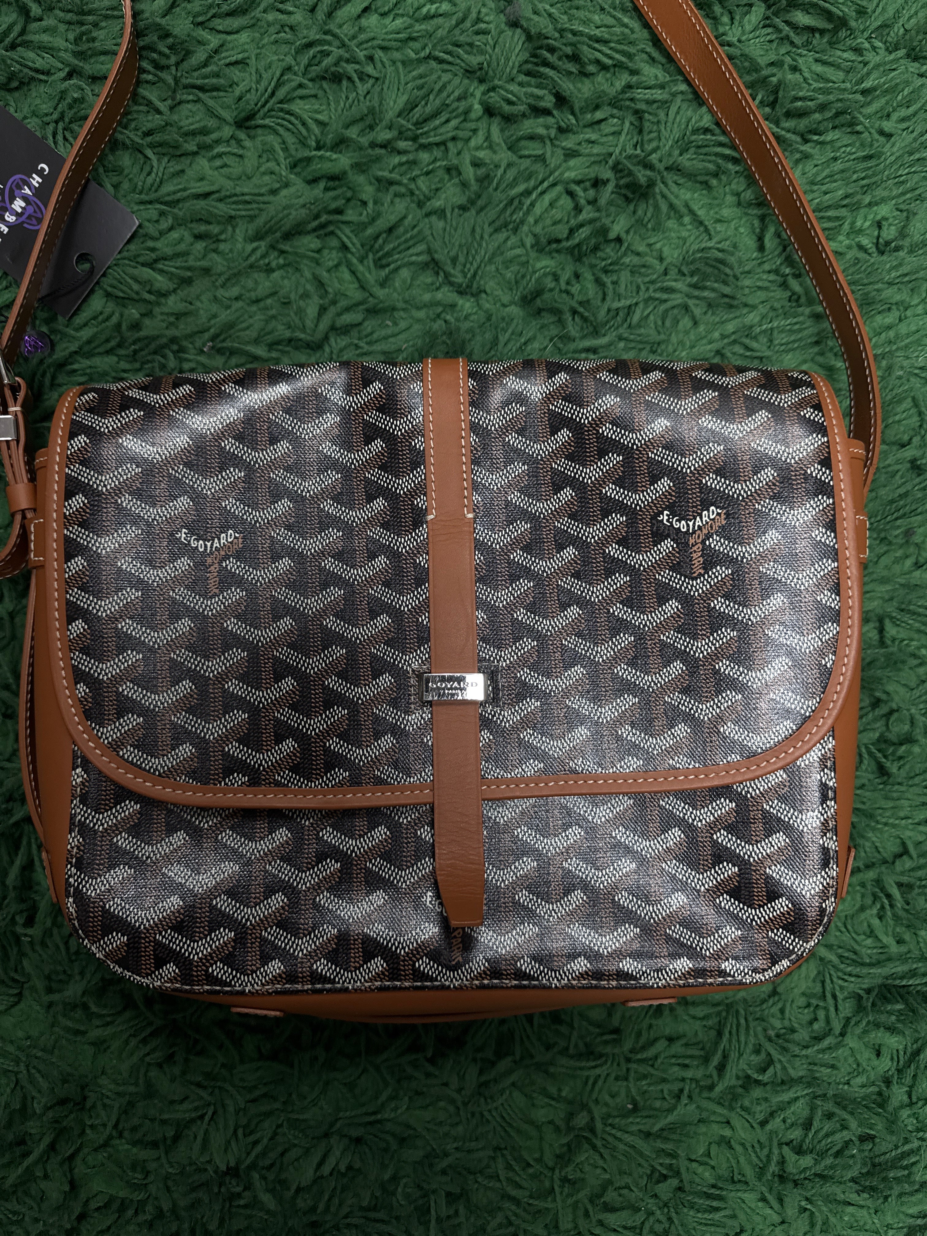 Goyard Brown Belvedere Bag