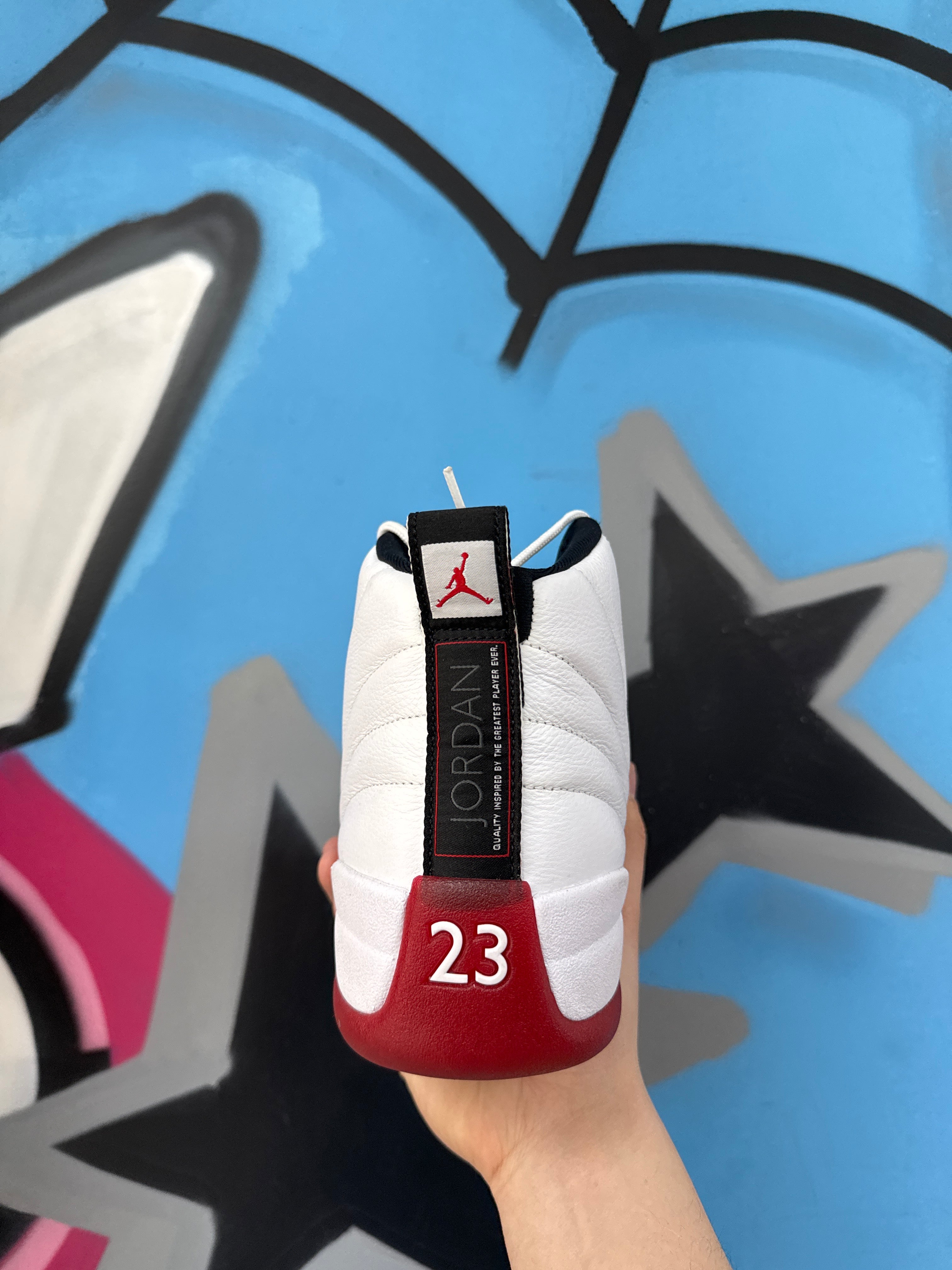 Jordan 12 Cherry Sneakers