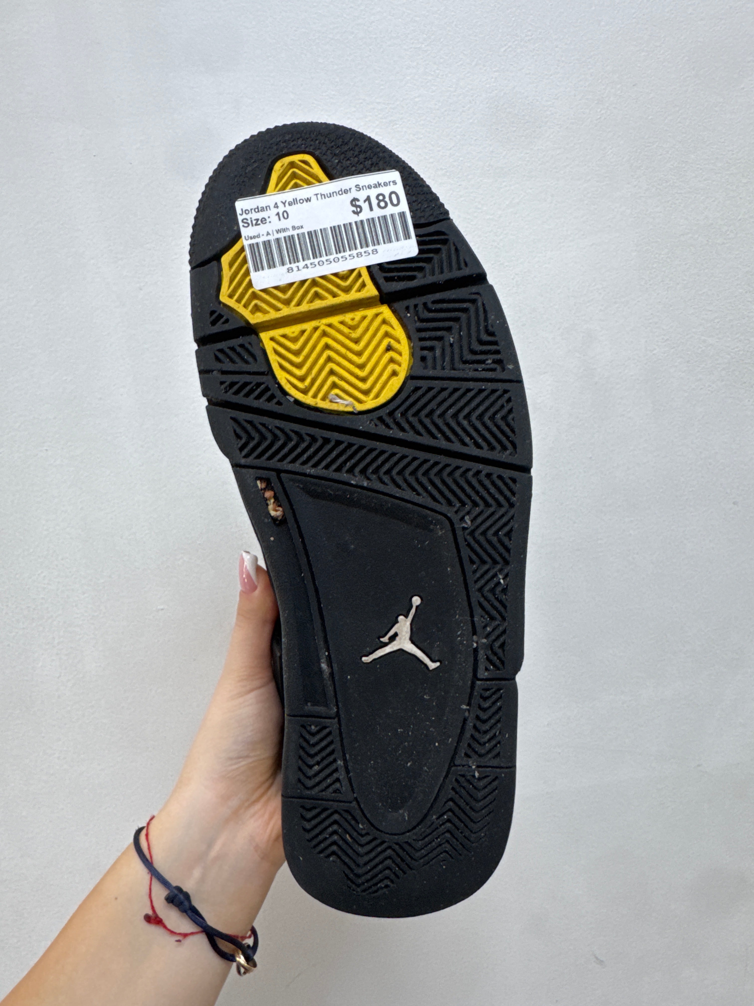 Jordan 4 Yellow Thunder Sneakers