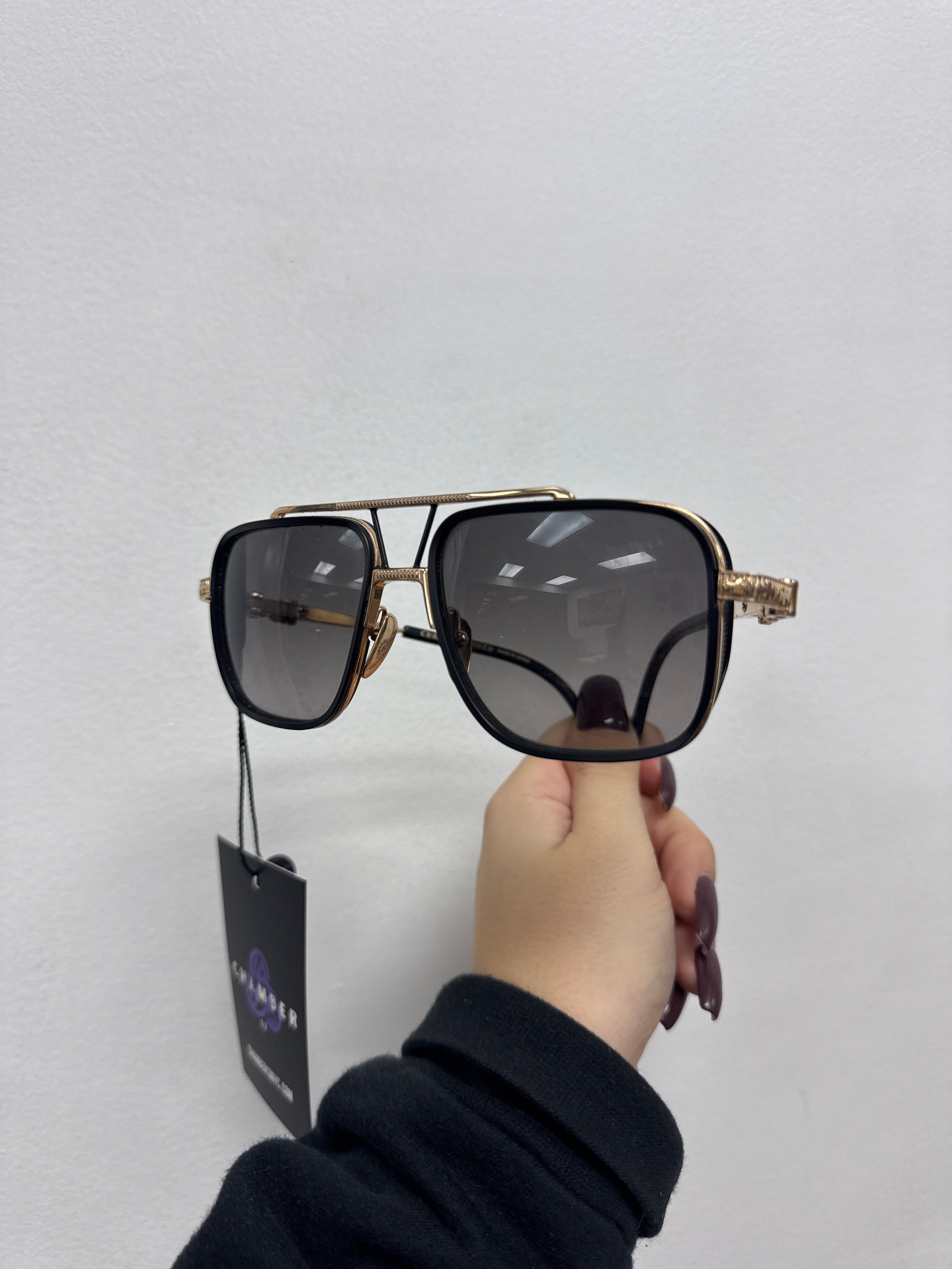 Chrome Hearts Black Pushin Rod II Glasses